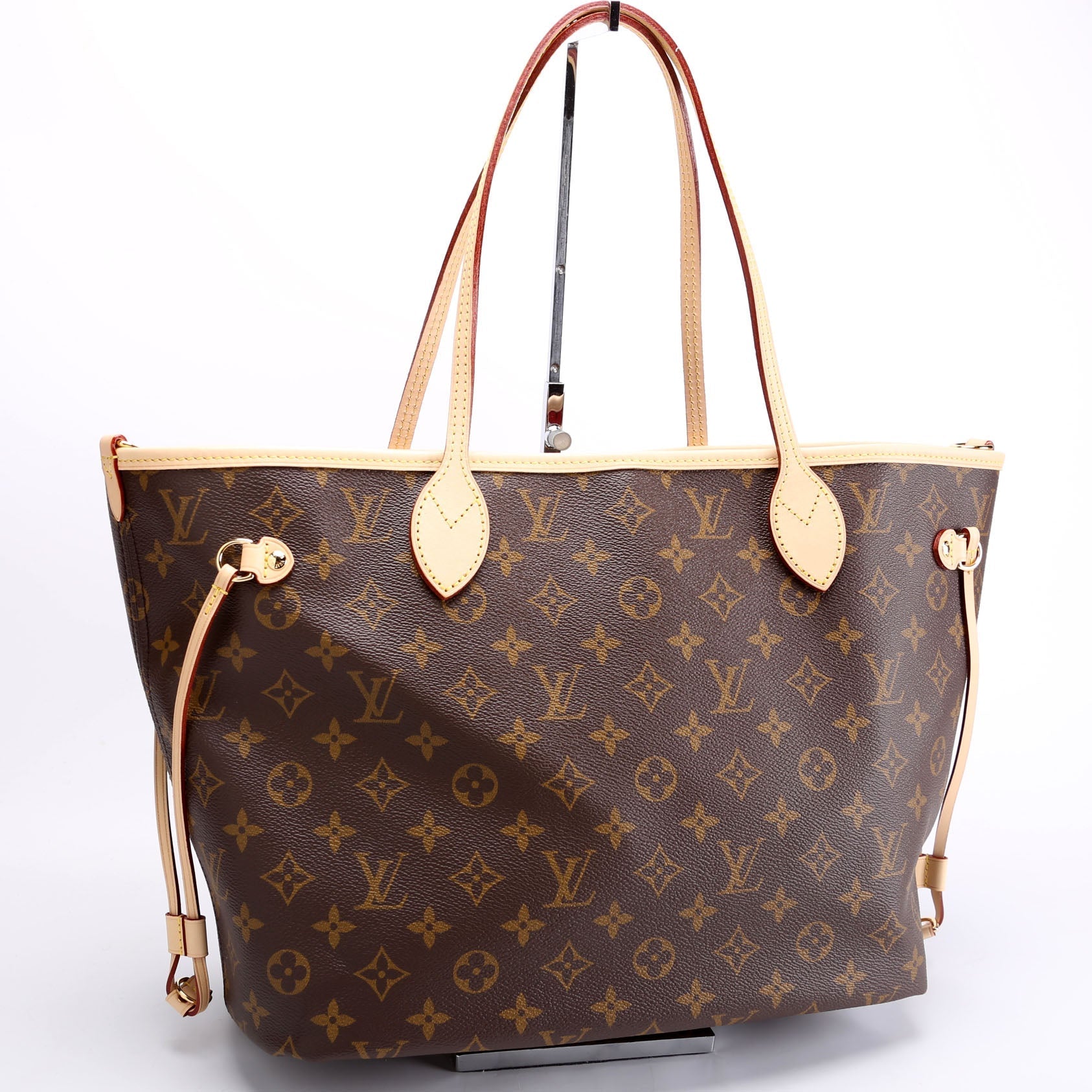 Louis Vuitton Neverfull MM Bandouliere Inside Out Monogram Tote Bag
