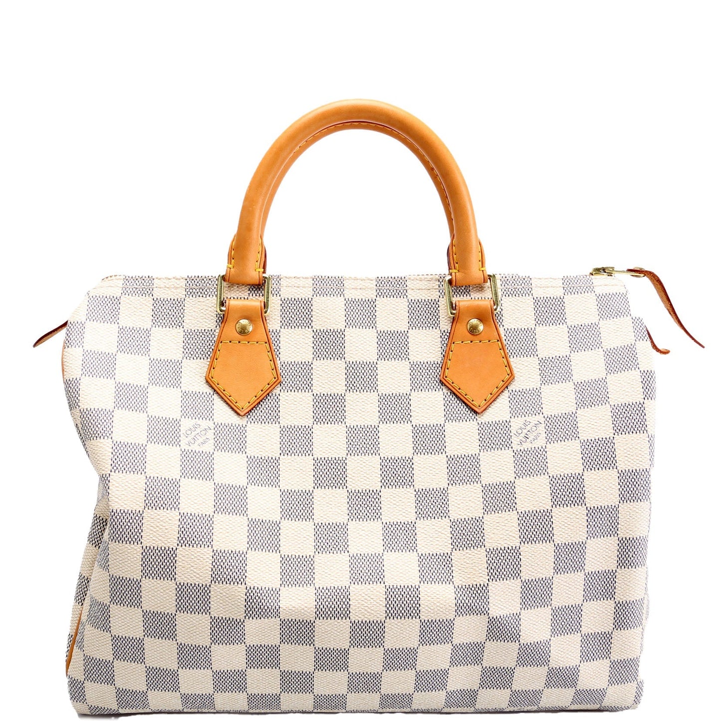 Louis Vuitton Speedy 30 Azur White Handbag