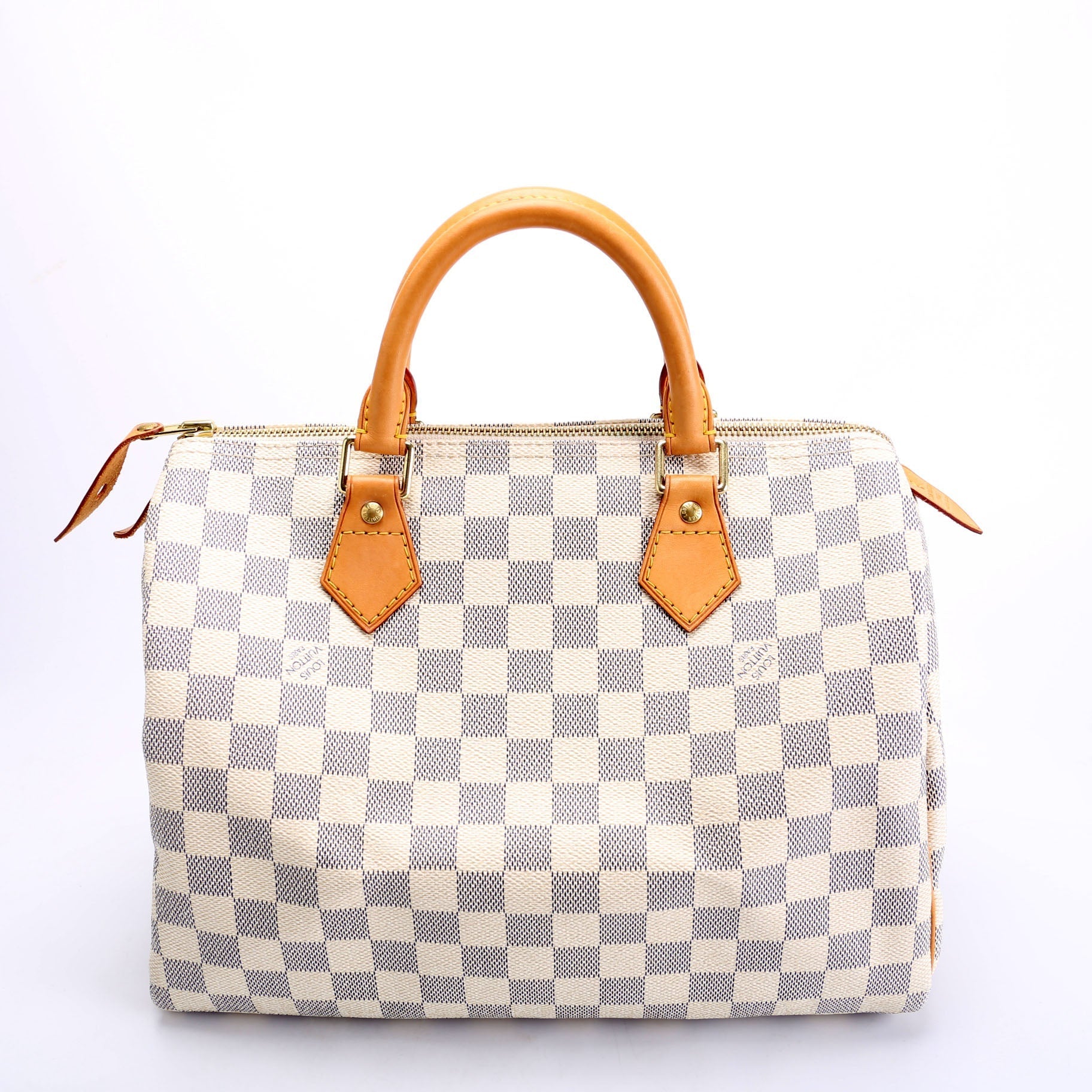 Louis Vuitton Speedy 30 Azur White Handbag