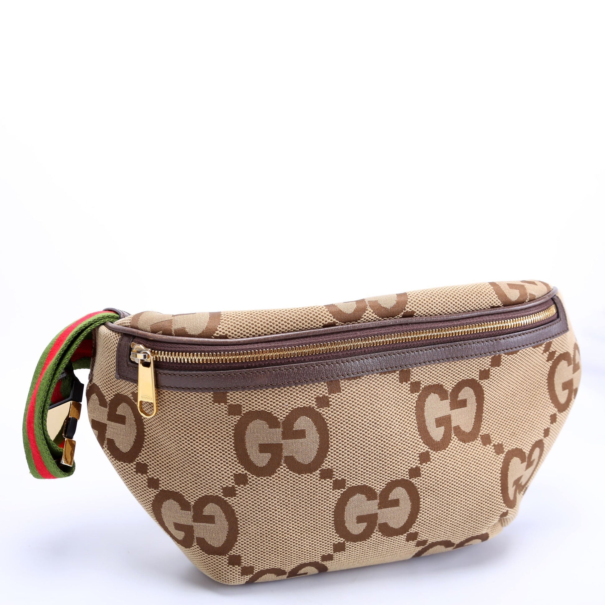 Gucci Jumbo GG Canvas Tan Belt