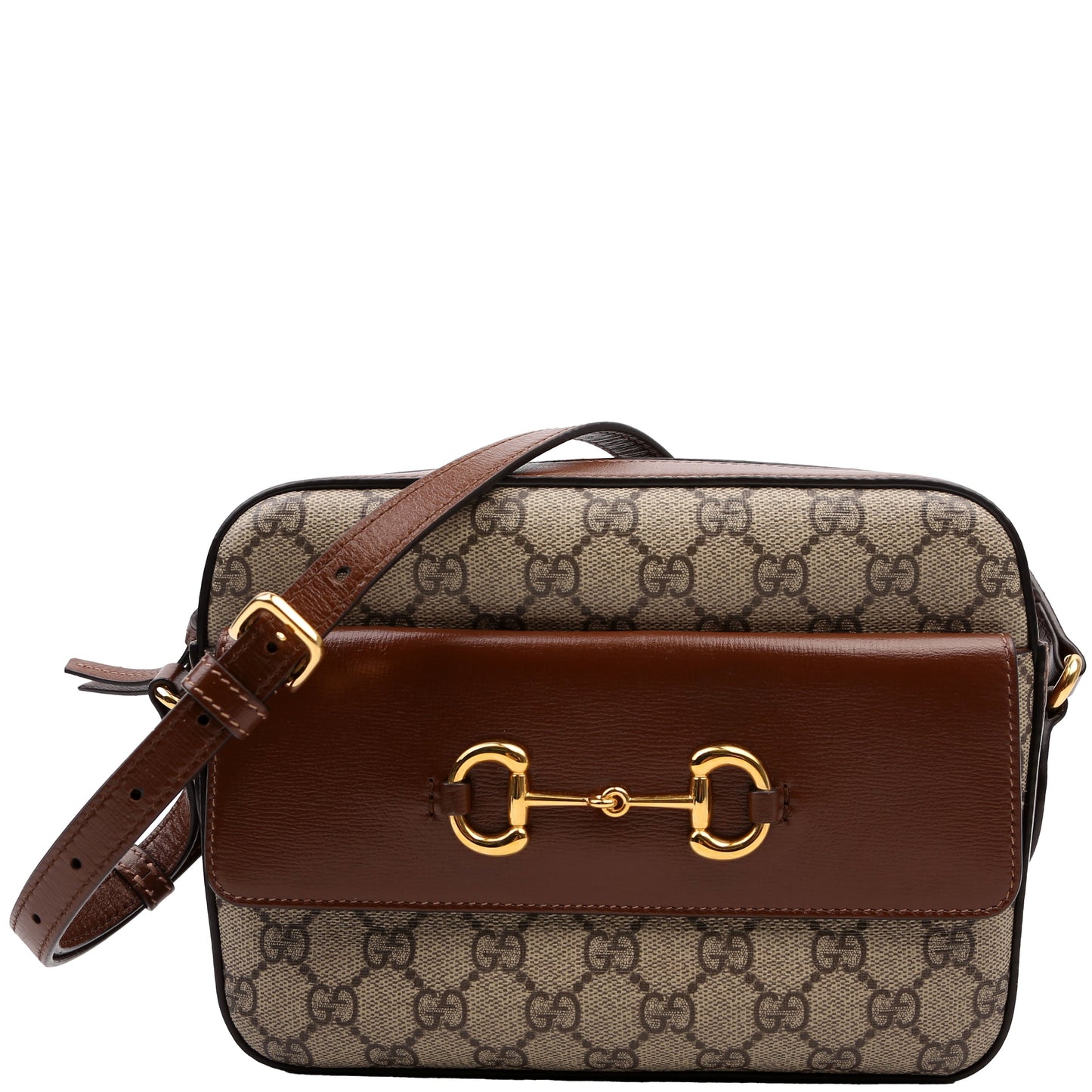 Gucci Horsebit Brown Small Crossbody Bag