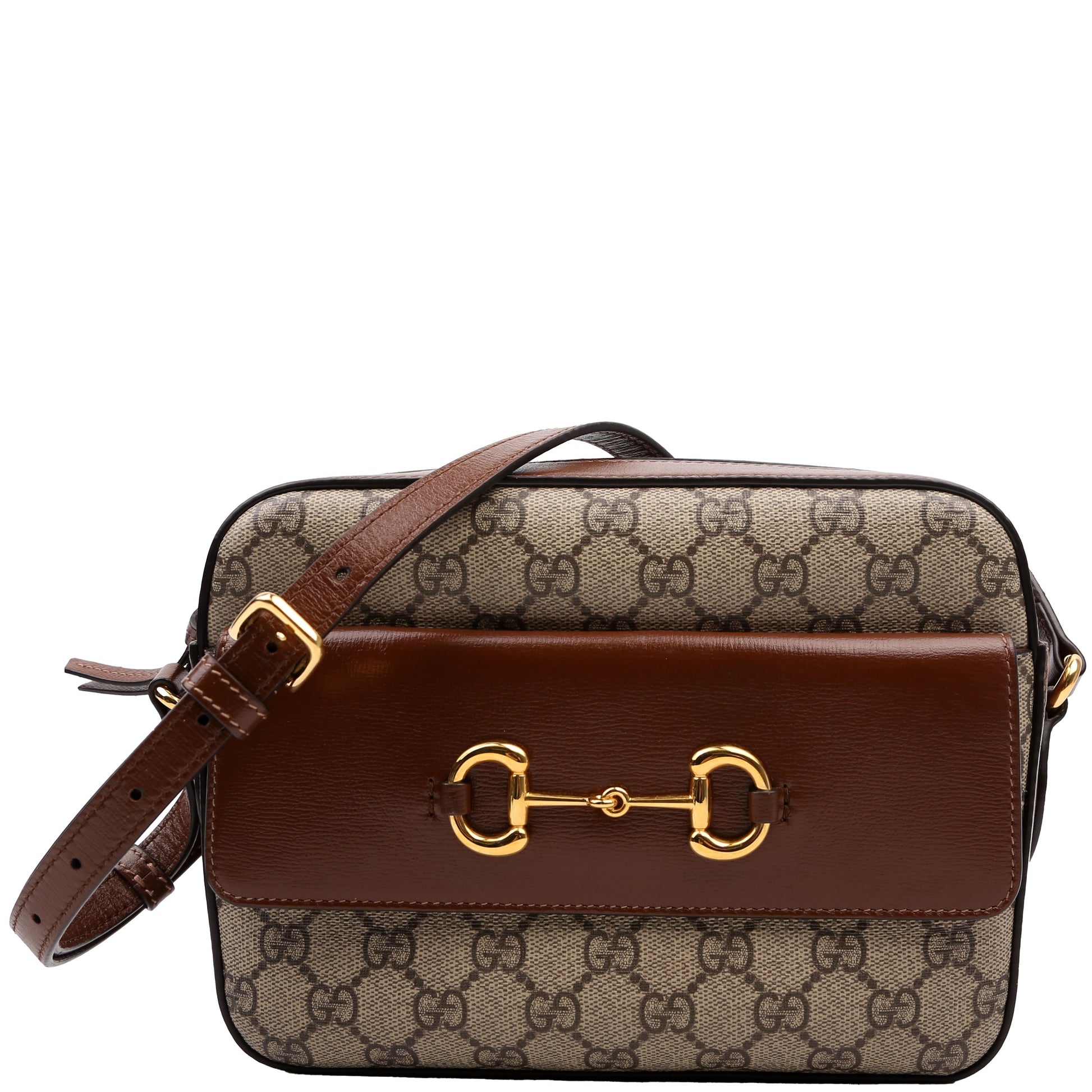 Gucci Horsebit Brown Small Crossbody Bag