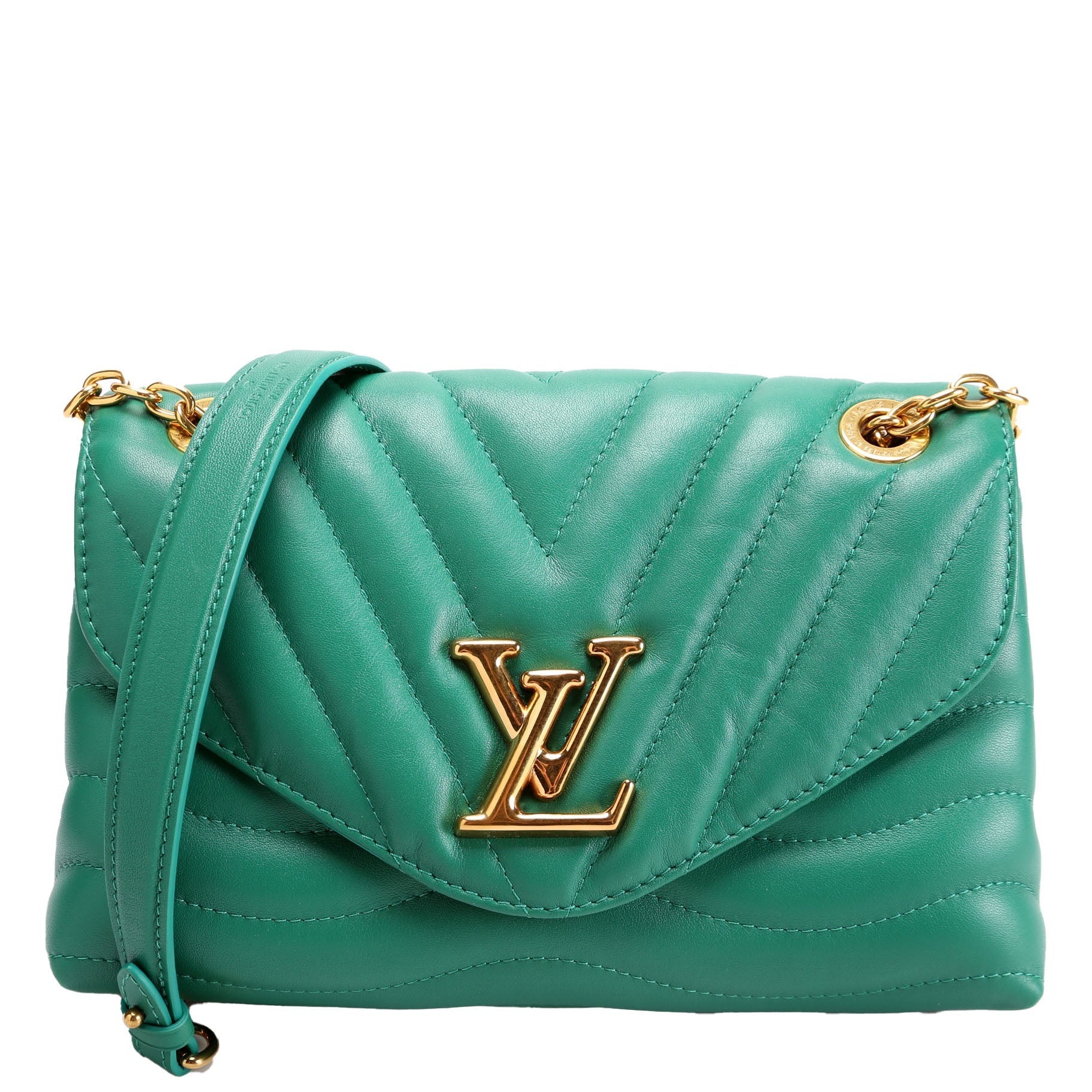 Louis Vuitton ON HOLD New Wave MM Green Handbag
