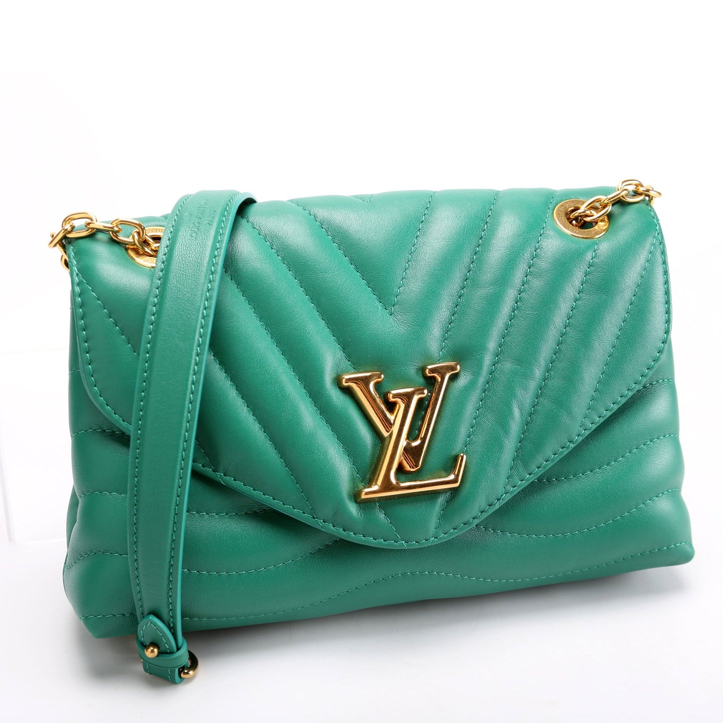 Louis Vuitton ON HOLD New Wave MM Green Handbag