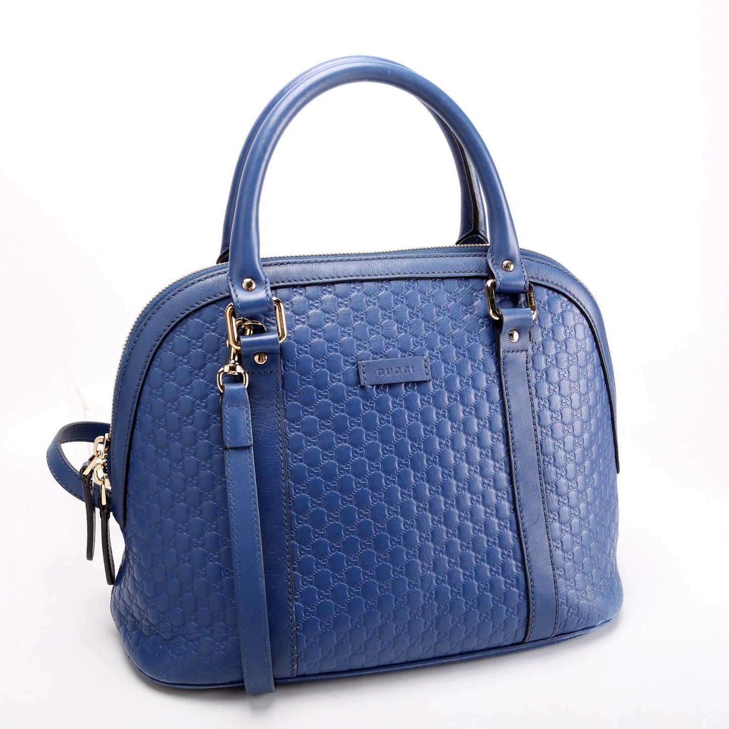 Gucci Dome Blue Medium Travel Bag