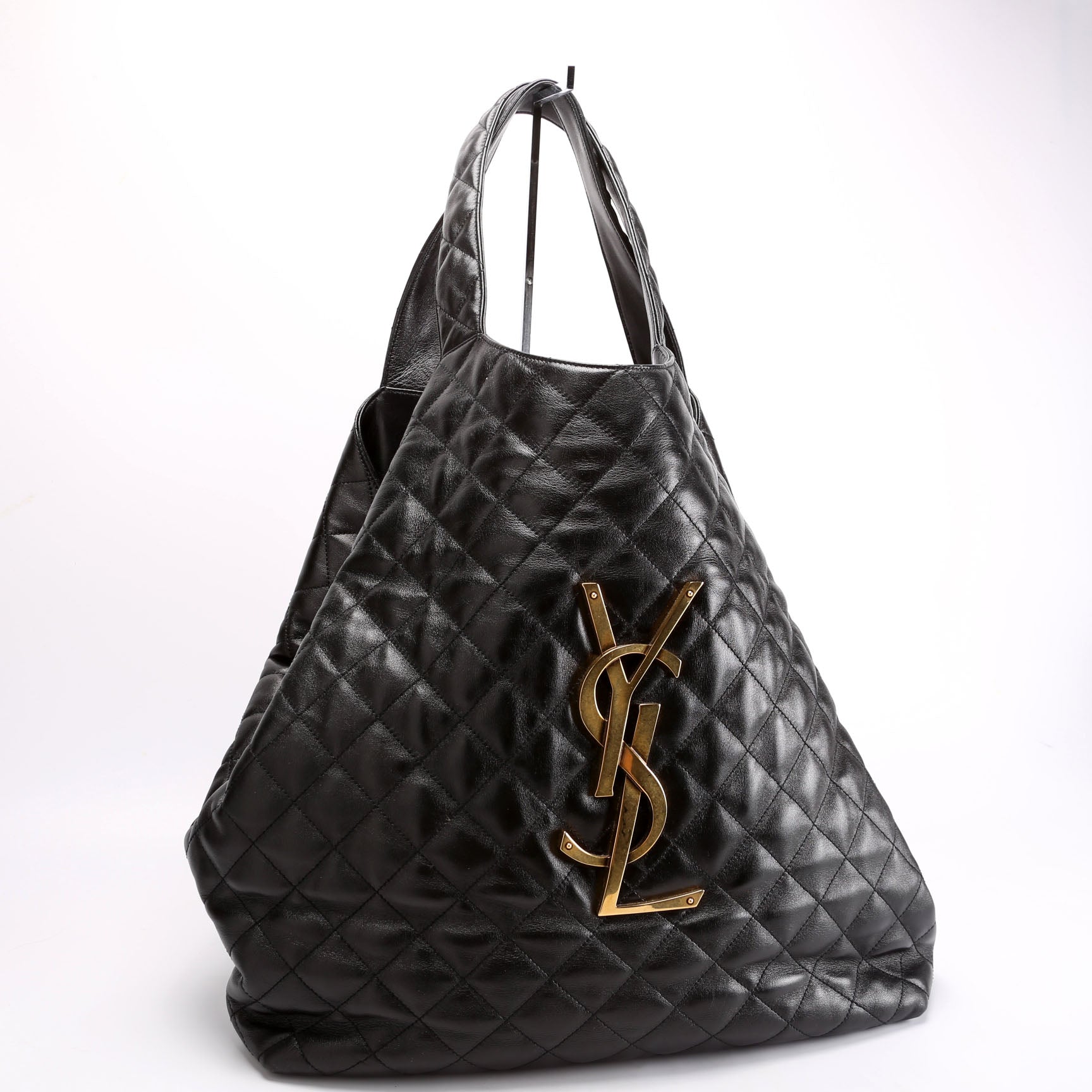YSL Saint Laurent Icare Shopping Bag Black Maxi Tote Bag