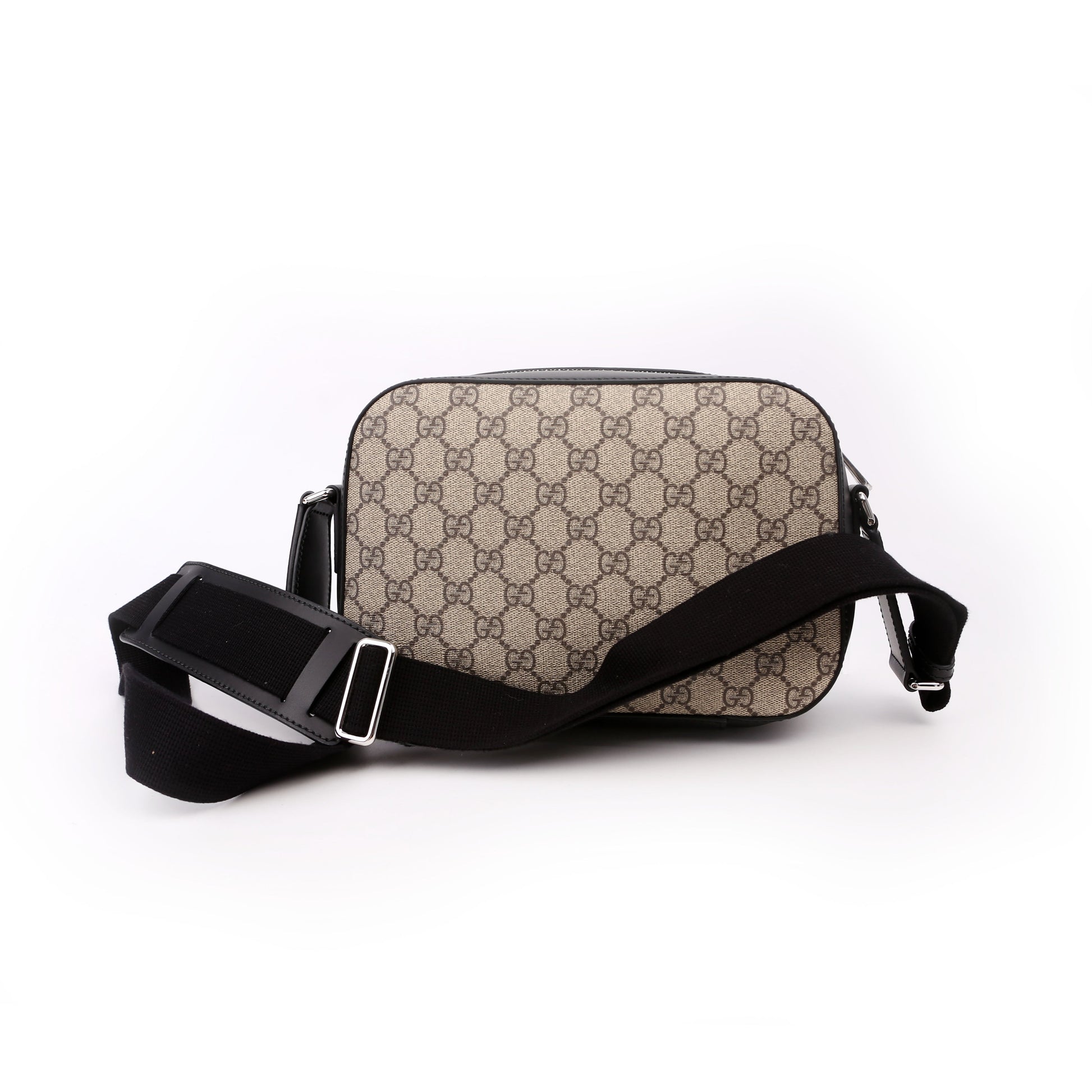 Gucci GG Camera Canvas Black Travel Bag