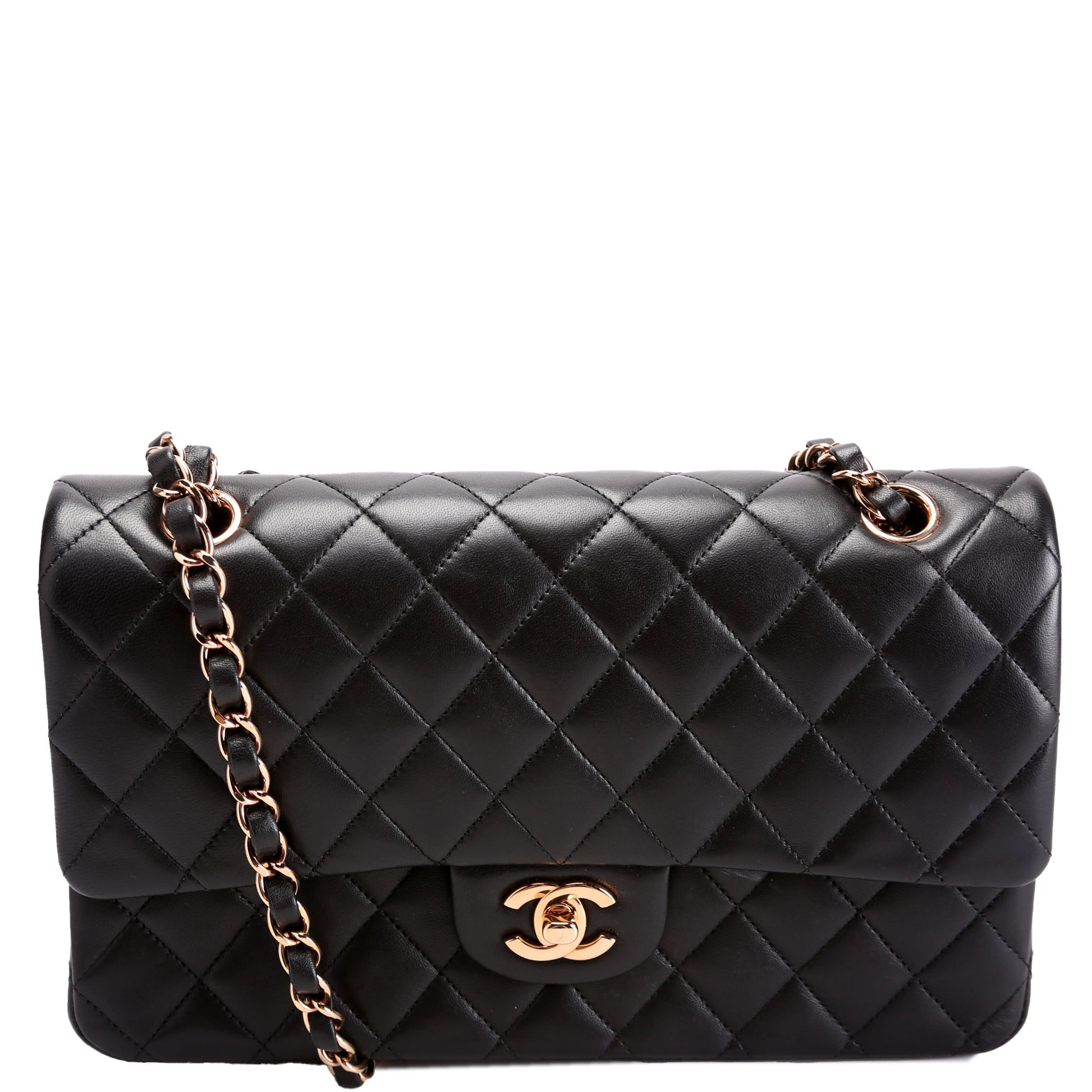 Chanel Classic Flap Lambskin RFID Black Handbag