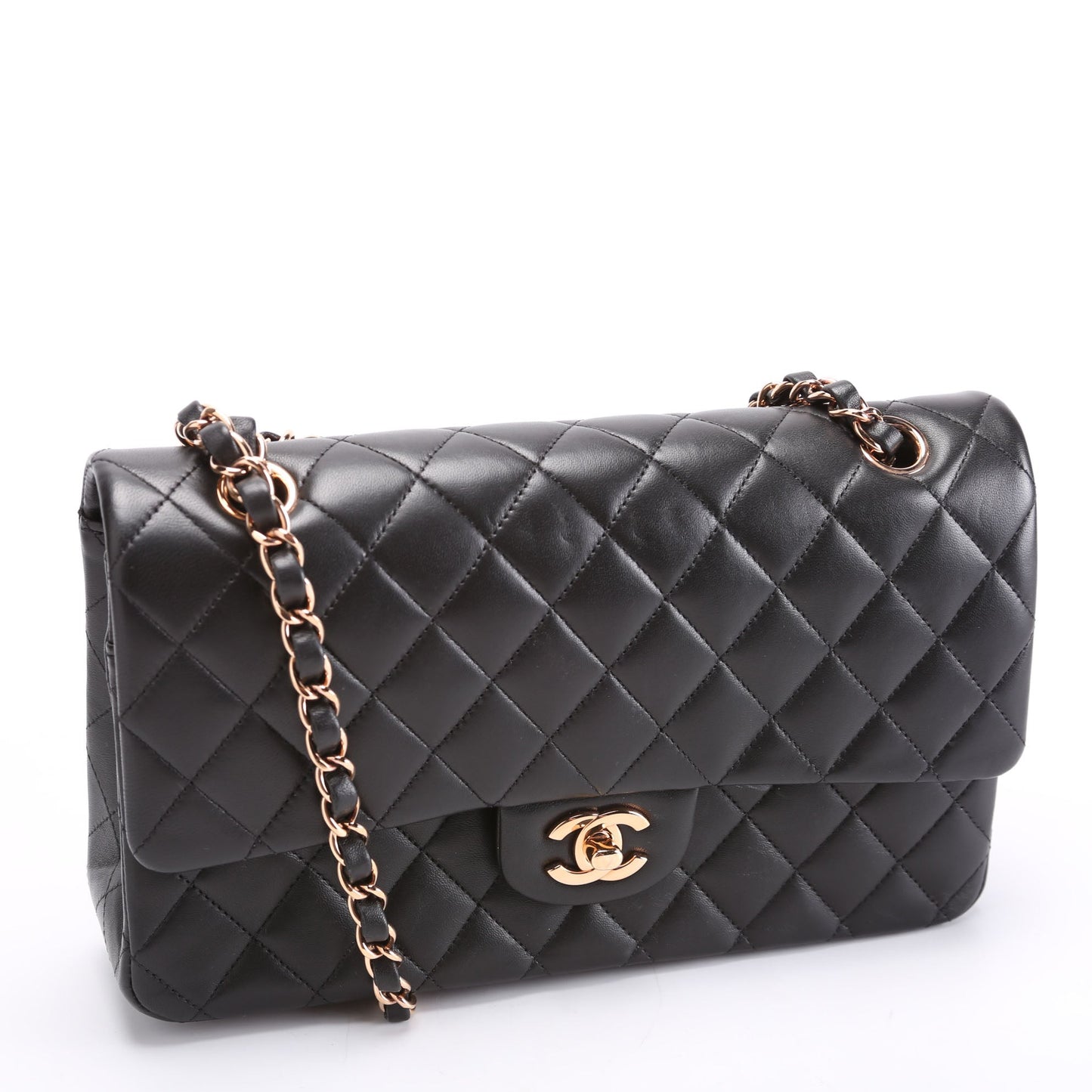 Chanel Classic Flap Lambskin RFID Black Handbag