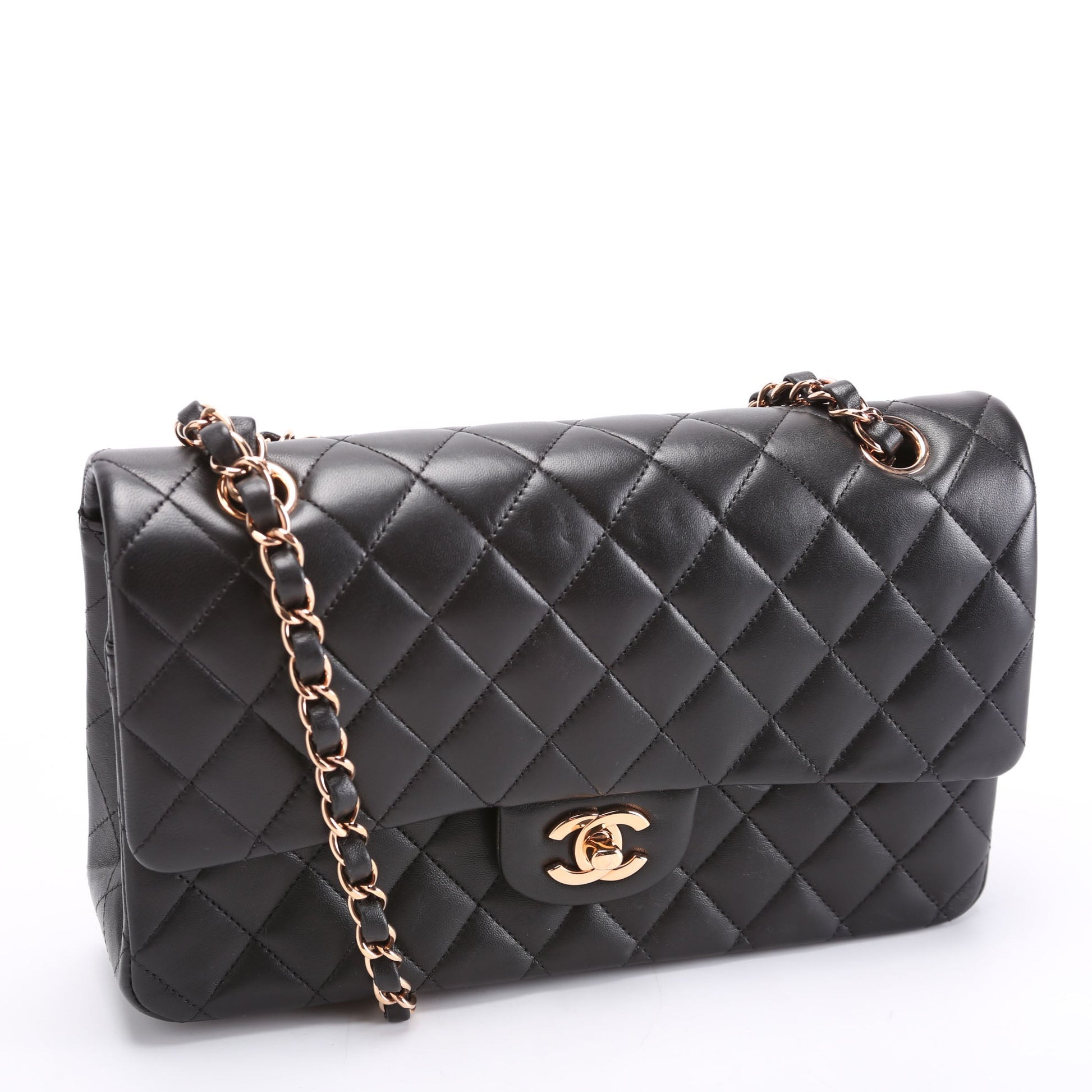 Chanel Classic Flap Lambskin RFID Black Handbag