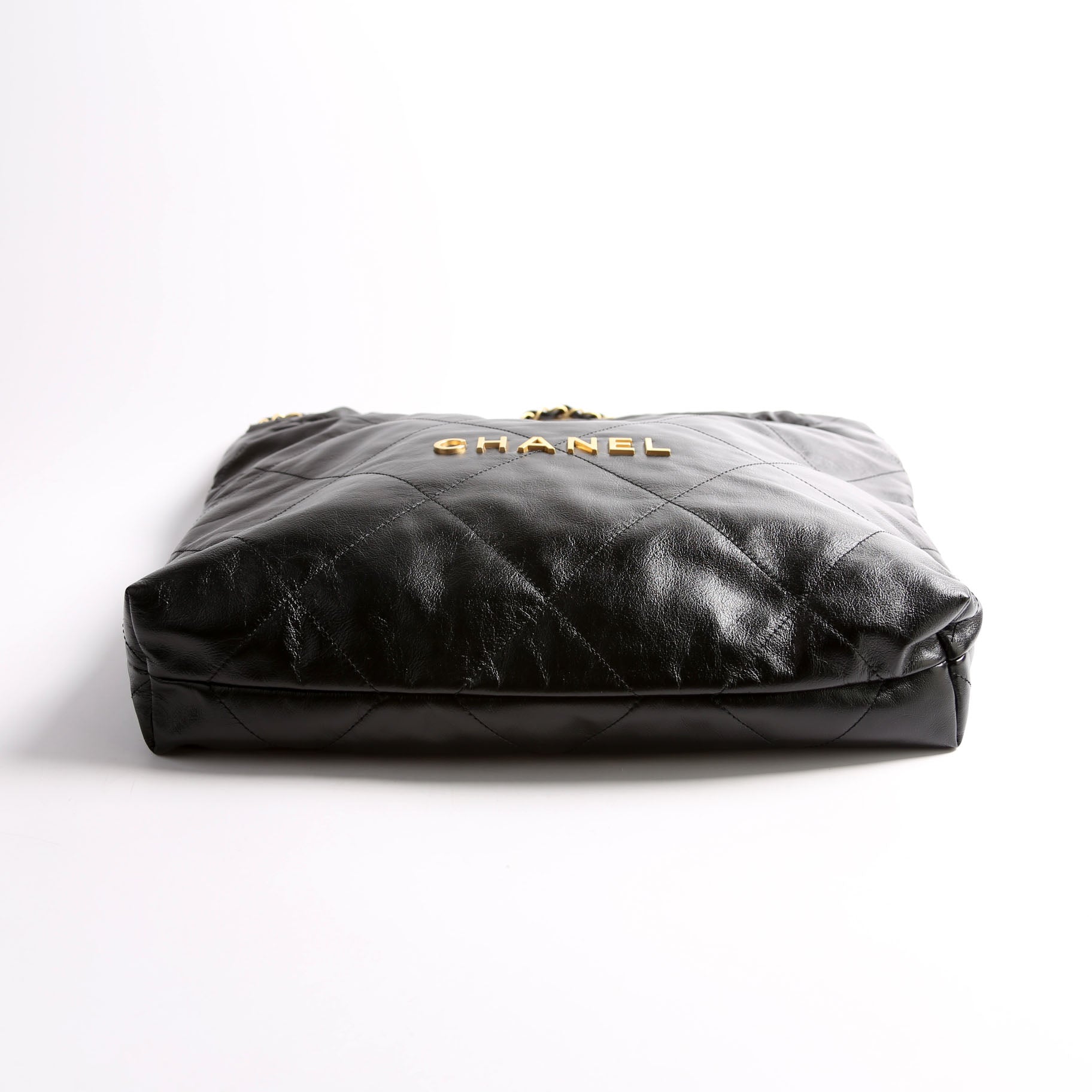 Chanel 22 Quilted Hobo RFID Black Gold Shoulder Bag