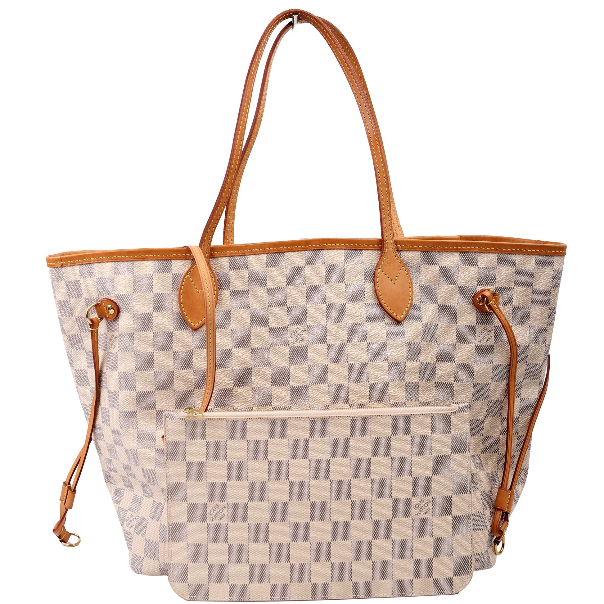 Louis Vuitton Neverfull MM Azur Damier Wallet Case Azur 8