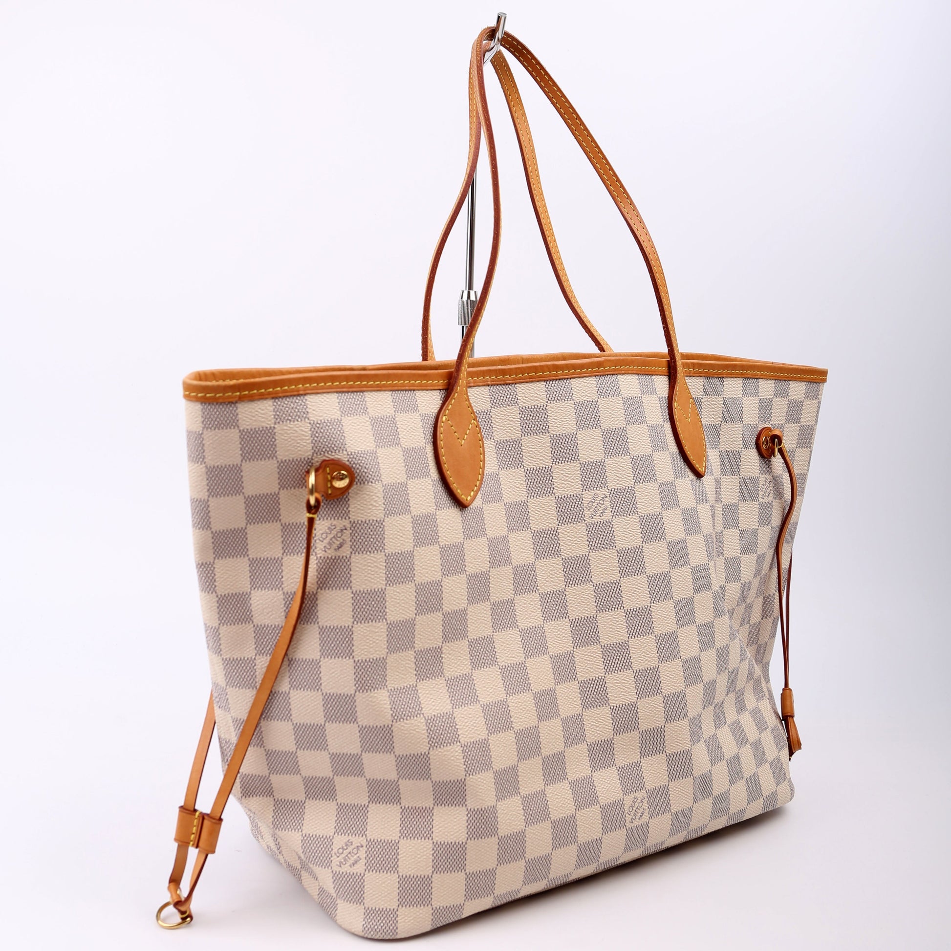 Louis Vuitton Neverfull MM Azur Damier Wallet Case Azur 8
