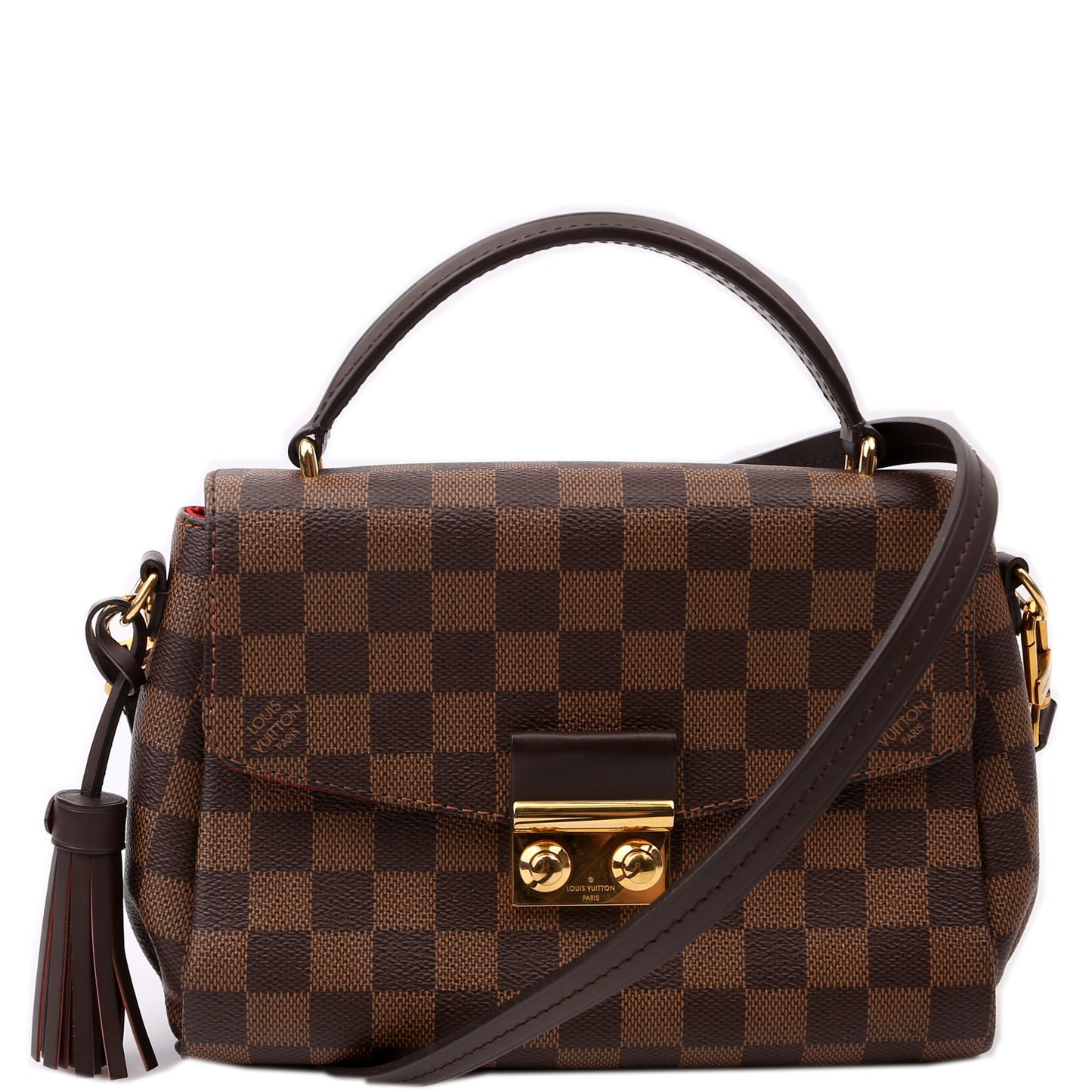 Louis Vuitton Croisette Ebene Damier Handbag Ebene 19