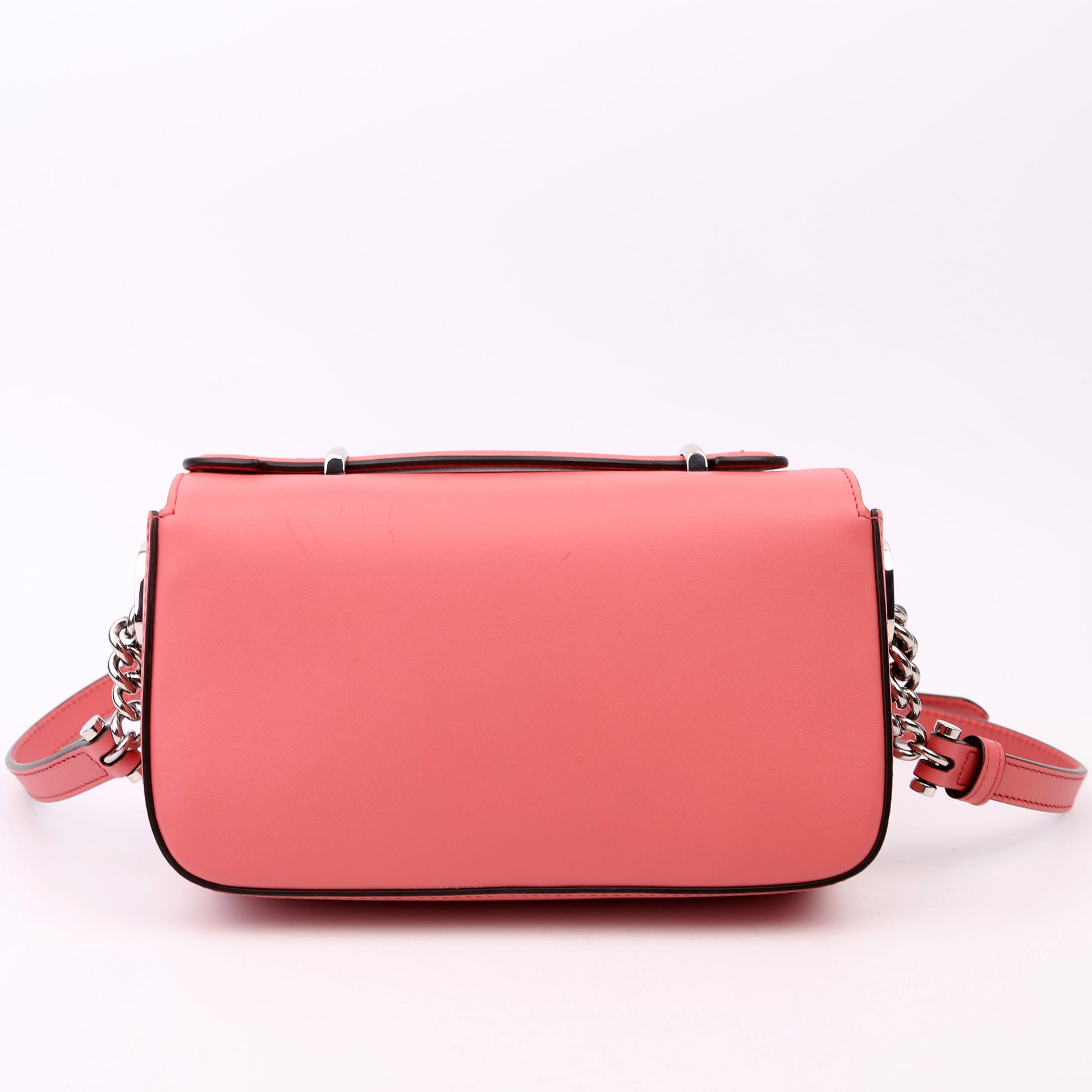 Gucci GG Petite Leather Calfskin Pink Mini Shoulder Bag
