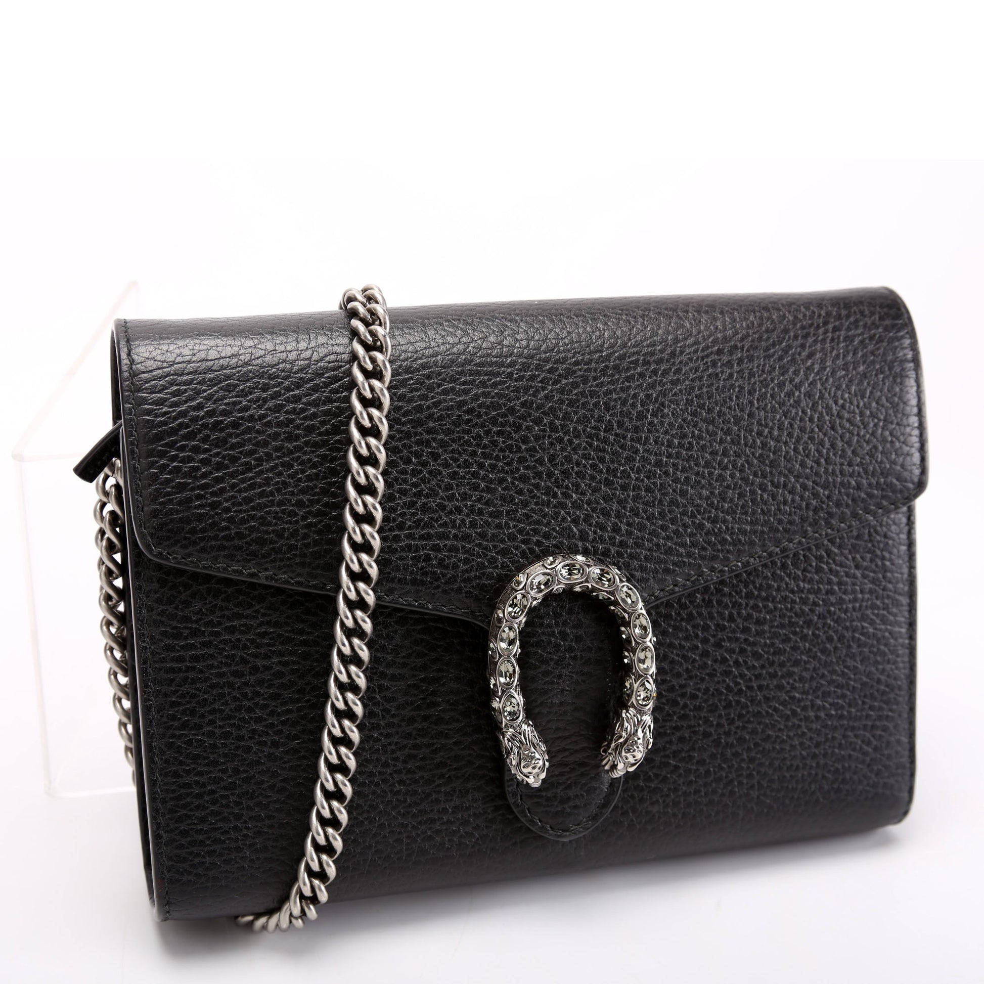 Gucci Dionysus Black Mini Wallet Case Black 1