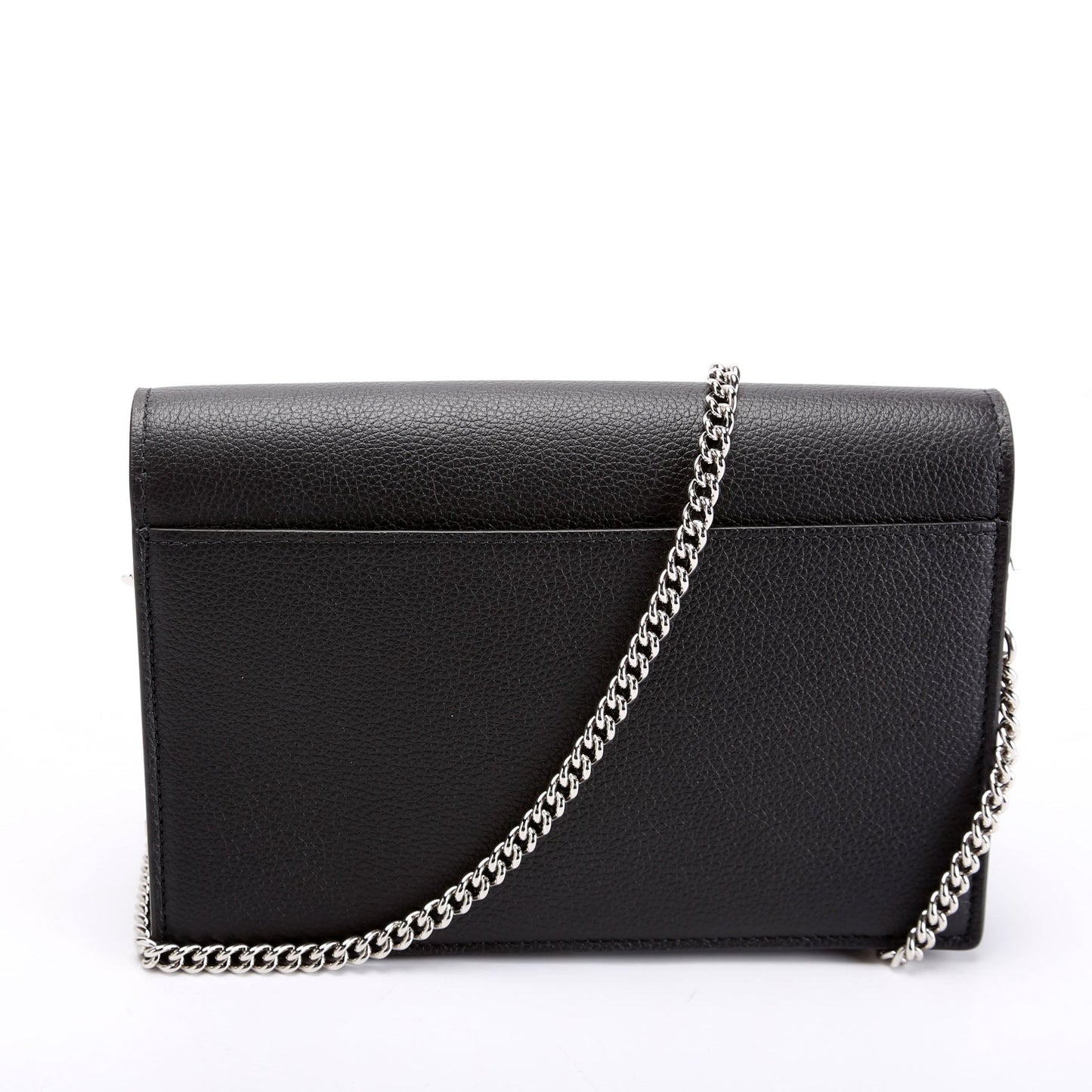 Louis Vuitton LockMe Pochette NV Black Chain Clutch Bag