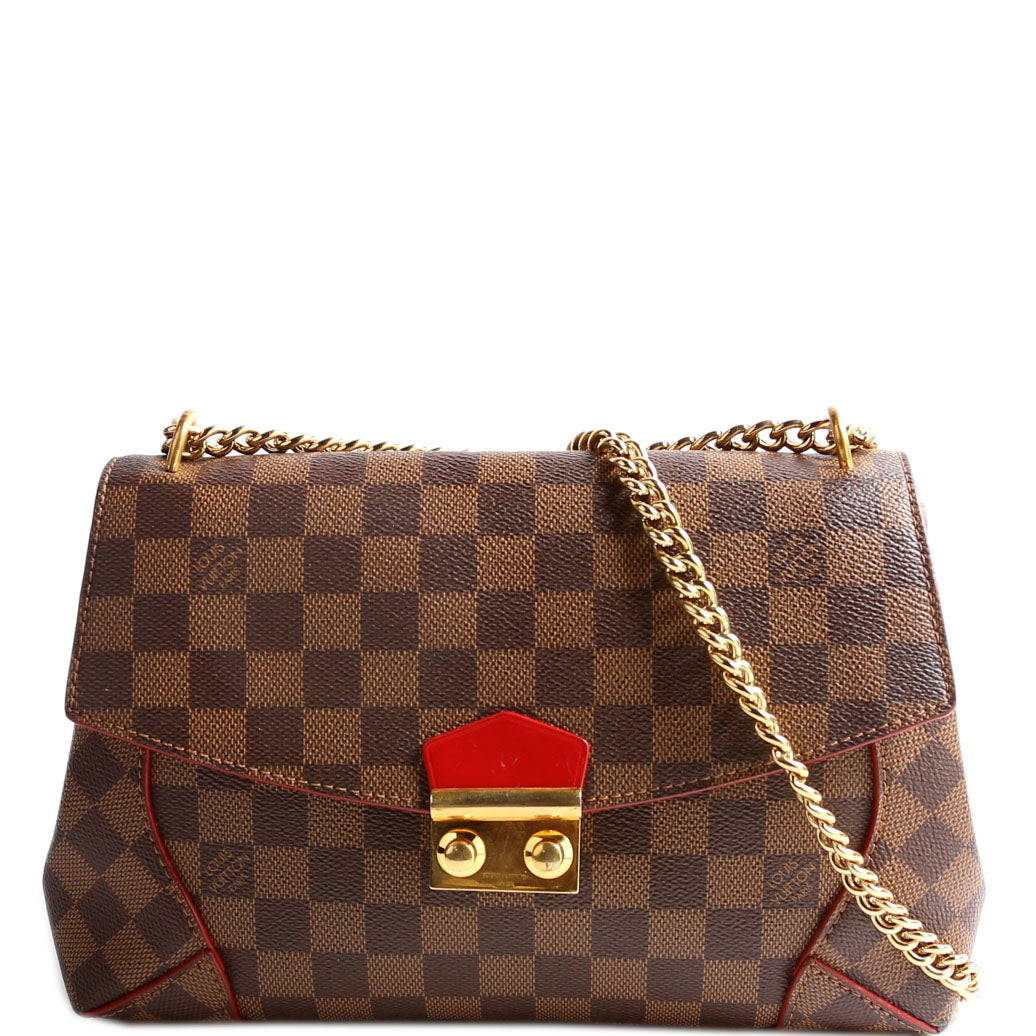 Louis Vuitton Caissa Ebene Clutch Bag