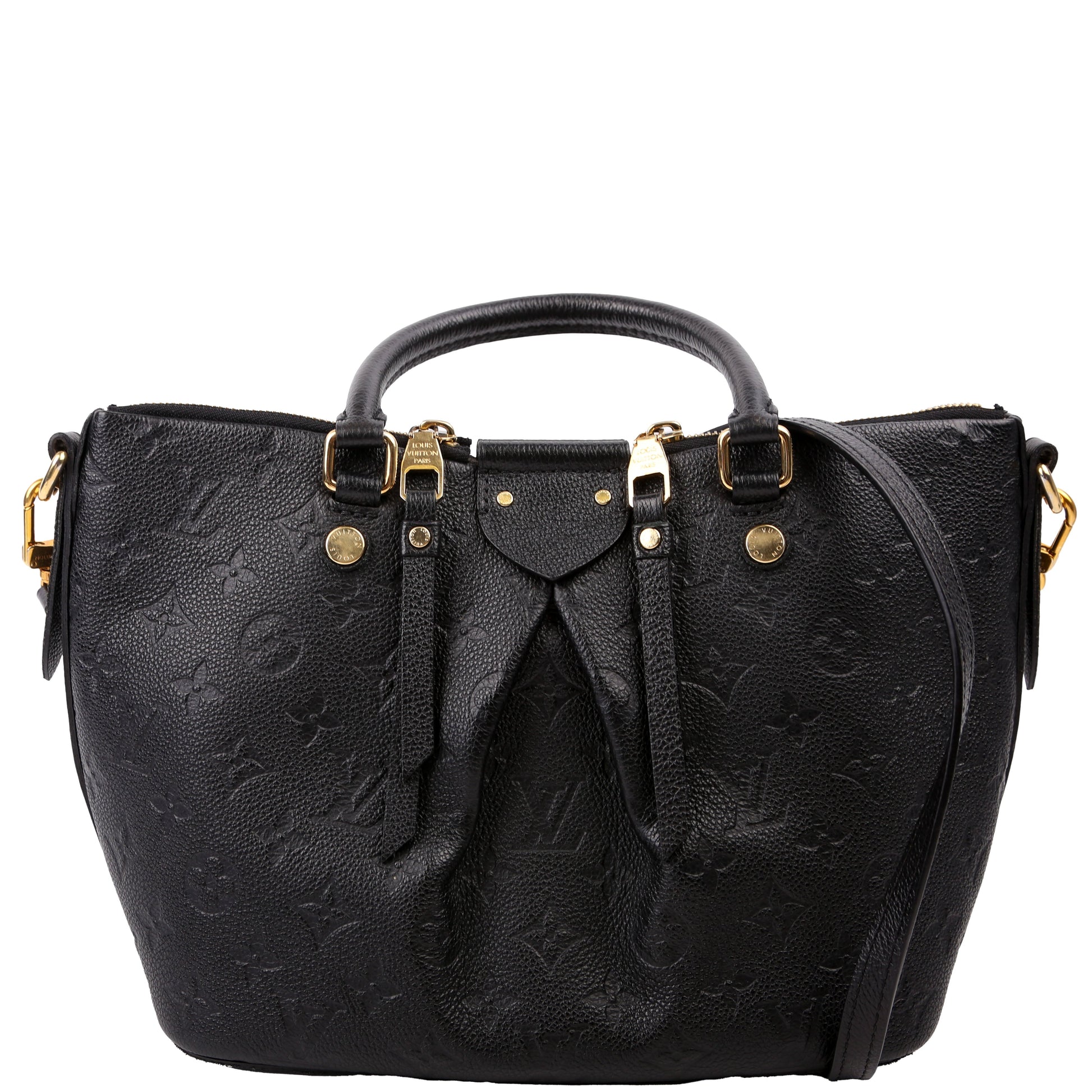 Louis Vuitton Mazarine PM Empreinte Black Handbag