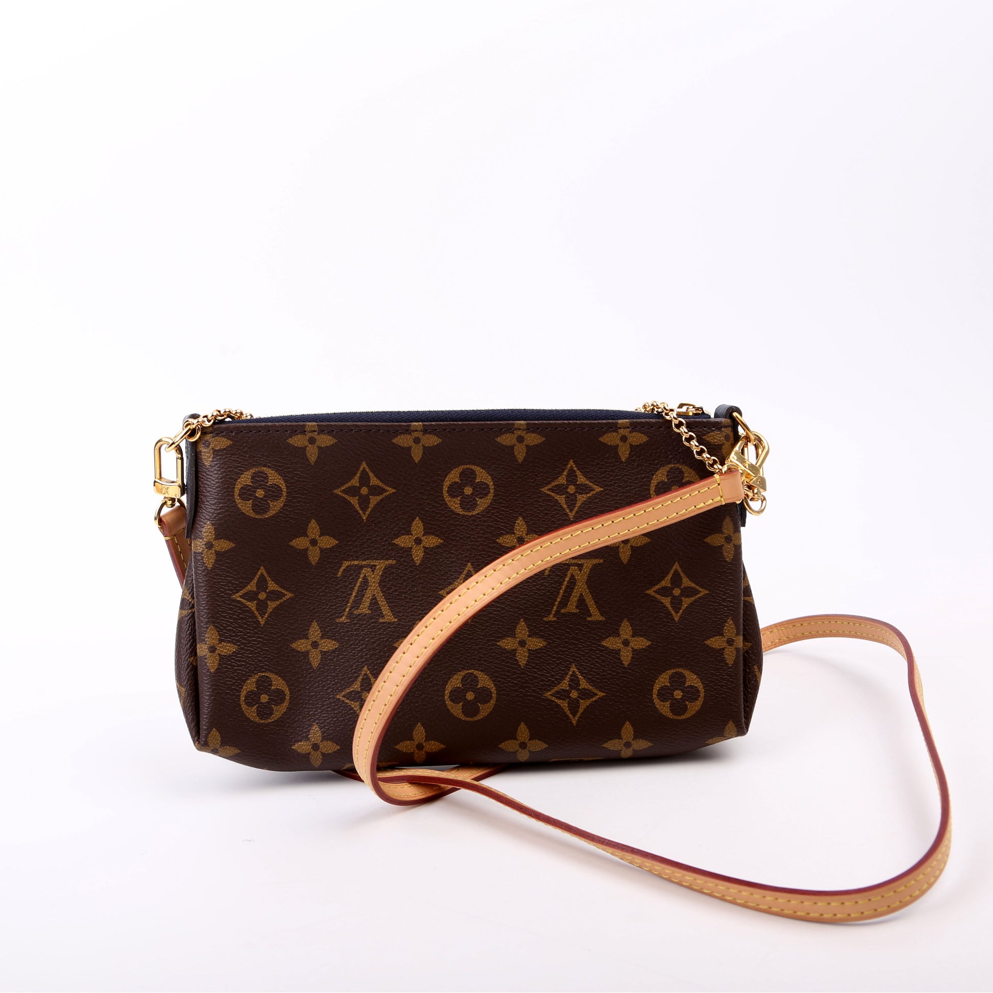 Louis Vuitton Pallas Navy Monogram Clutch Bag Navy 1