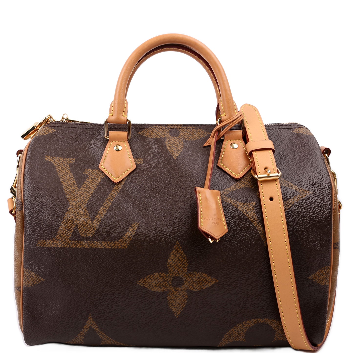 Louis Vuitton Speedy 30 Bandouliere Giant Reversed Monogram Handbag