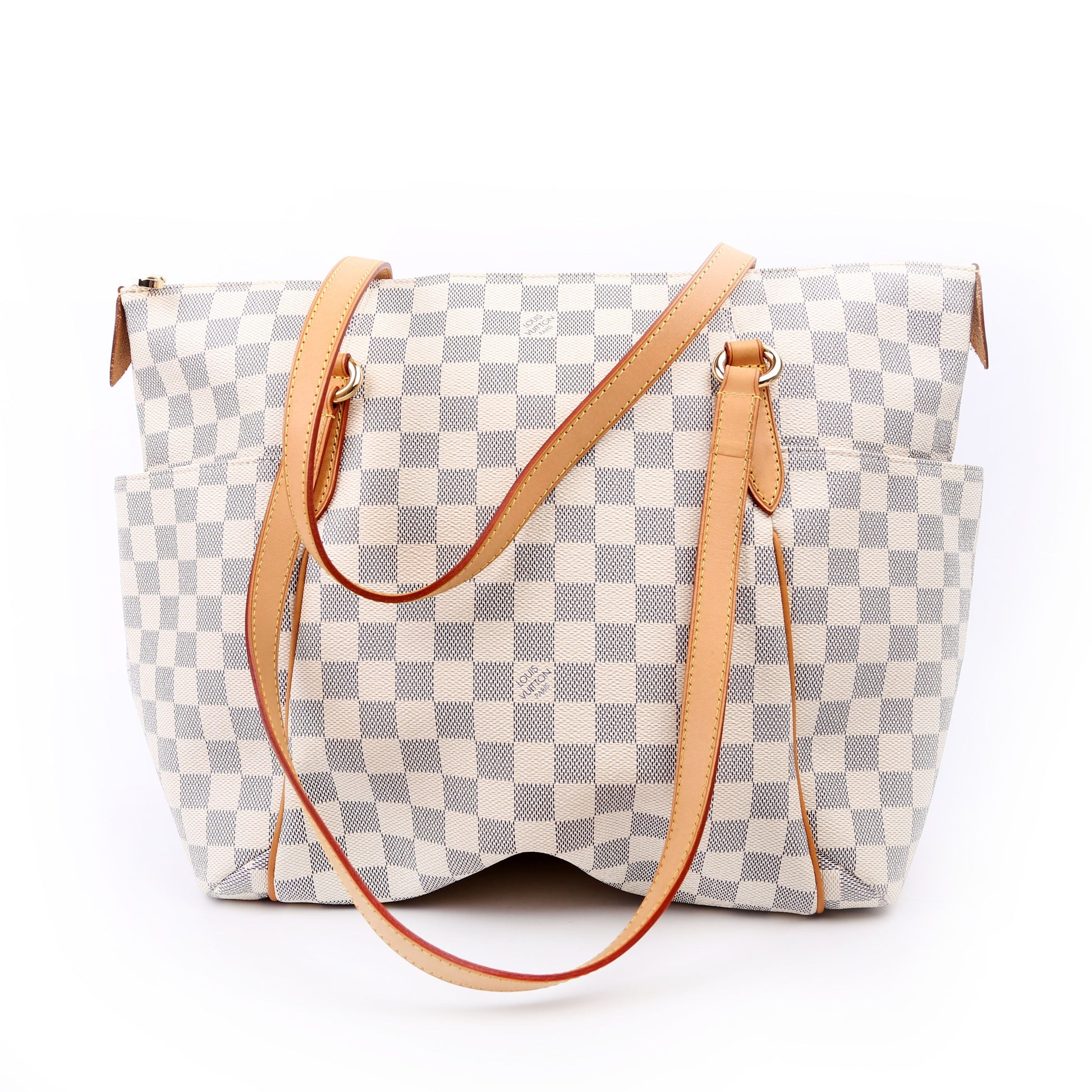 Louis Vuitton Totally Azur MM Damier Handbag Azur 14