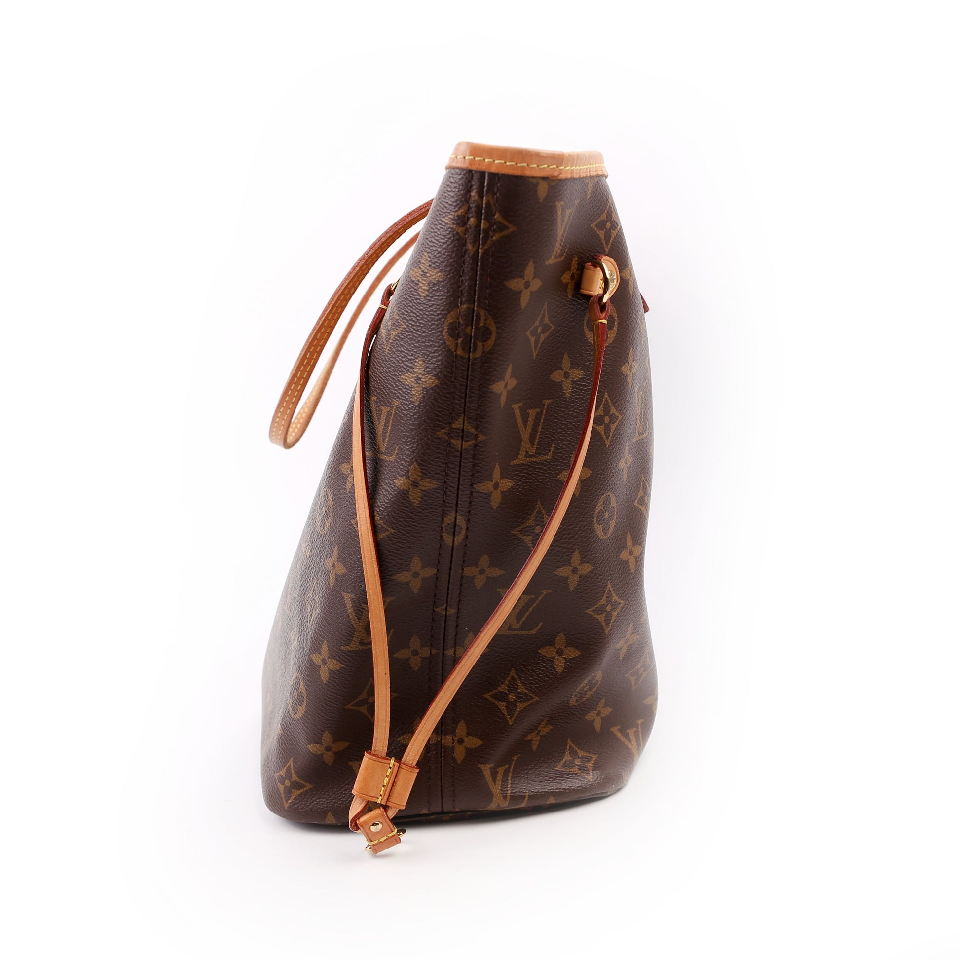 Louis Vuitton Neverfull MM Monogram Red Wallet Case Red 1