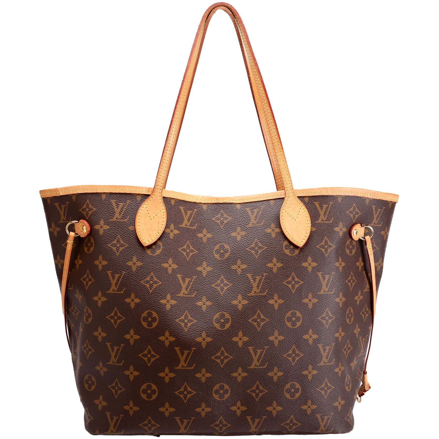 Louis Vuitton Neverfull MM Monogram Pink Wallet Case Pink Interior