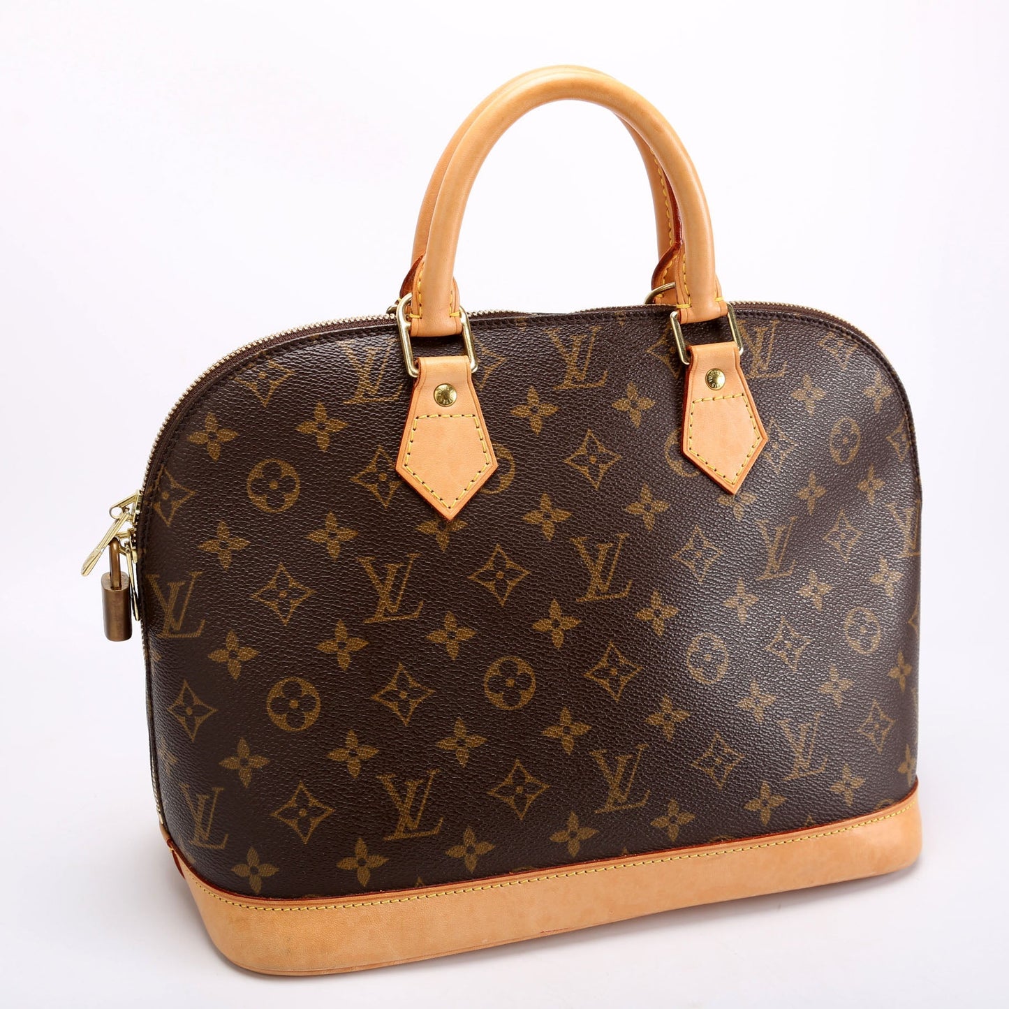 Louis Vuitton Alma PM Older Monogram Brown Handbag