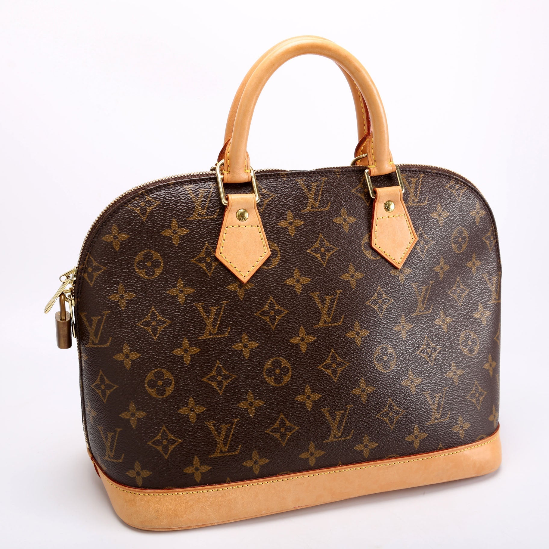 Louis Vuitton Alma PM Older Monogram Brown Handbag