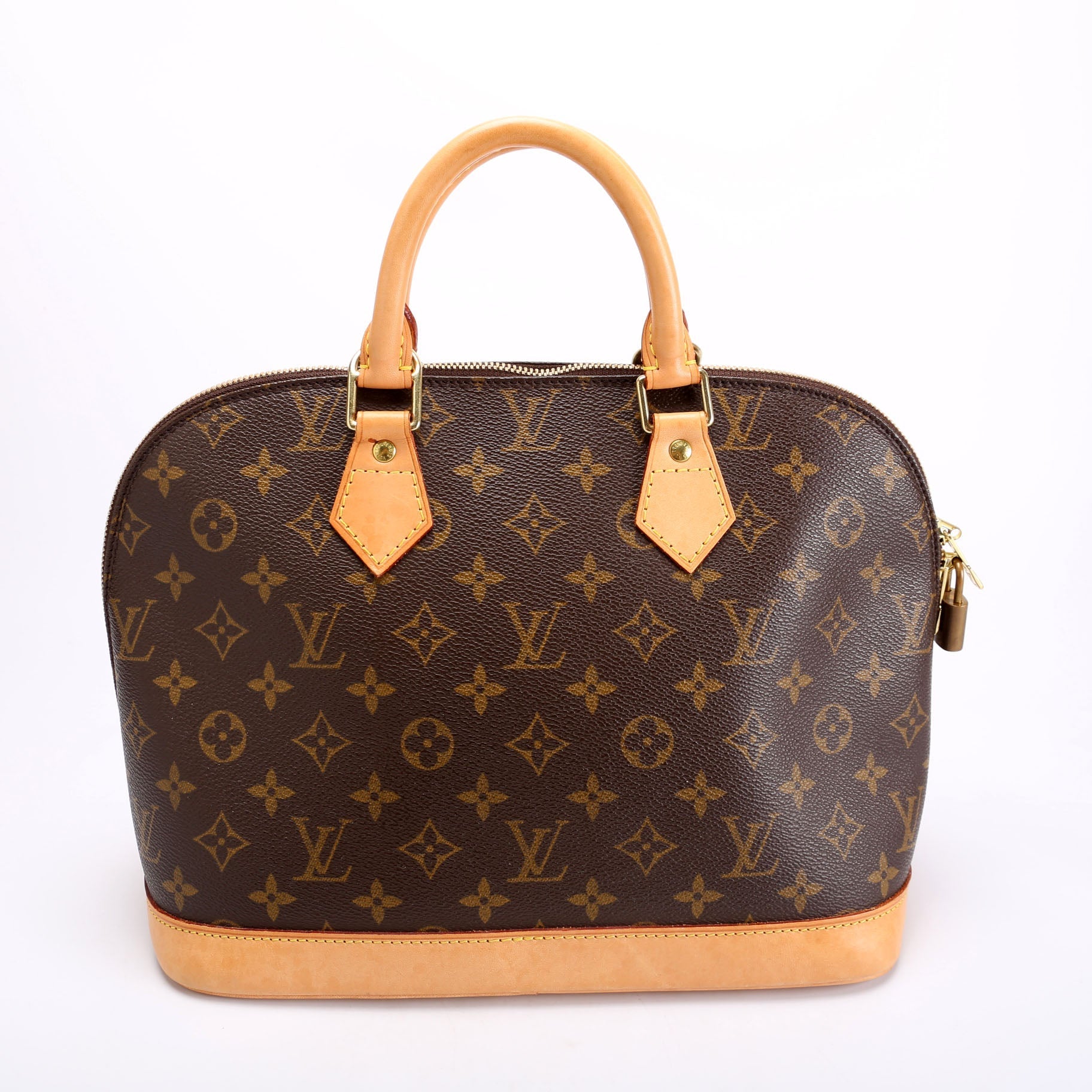 Louis Vuitton Alma PM Older Monogram Brown Handbag
