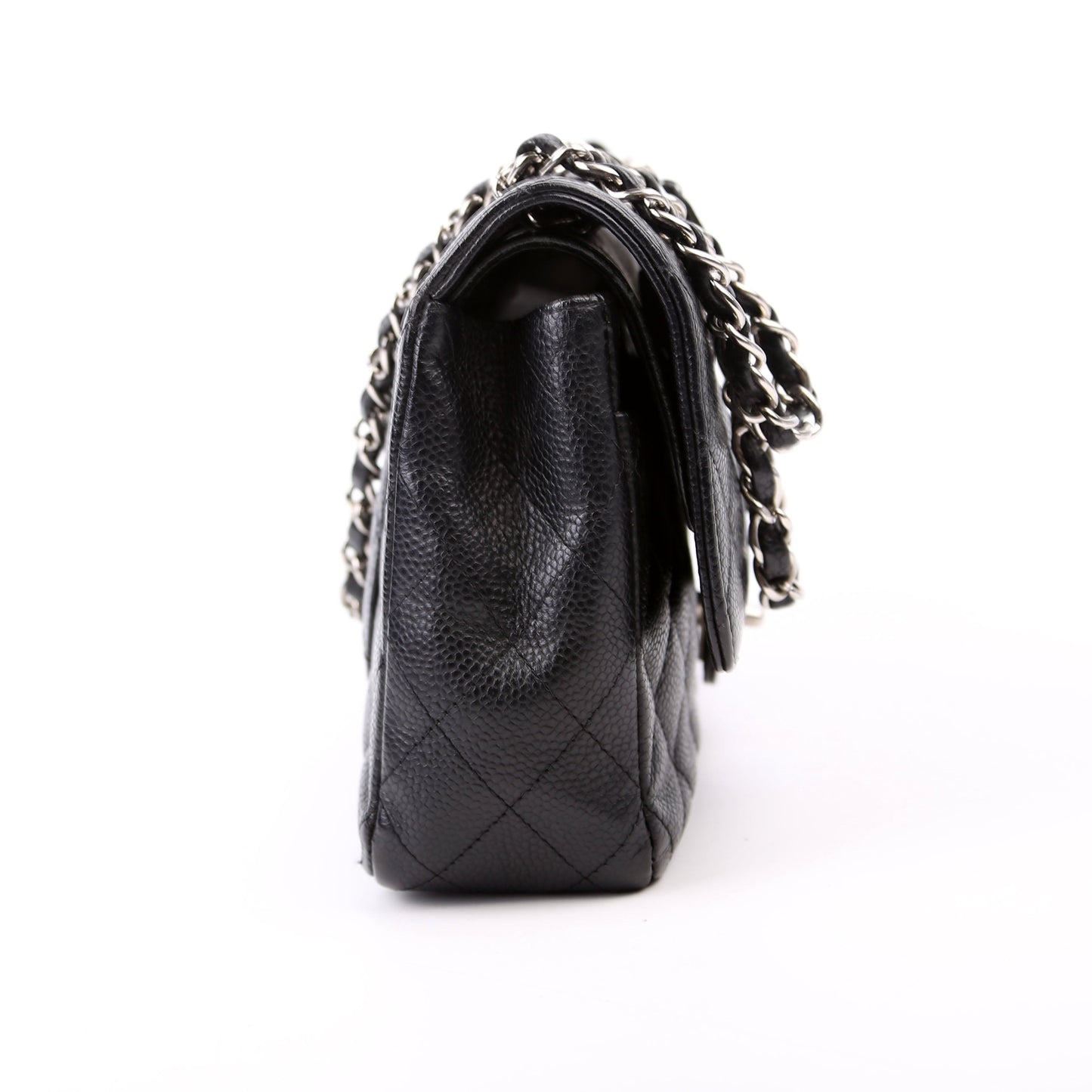 Chanel Classic Flap Caviar Black Handbag Caviar Black