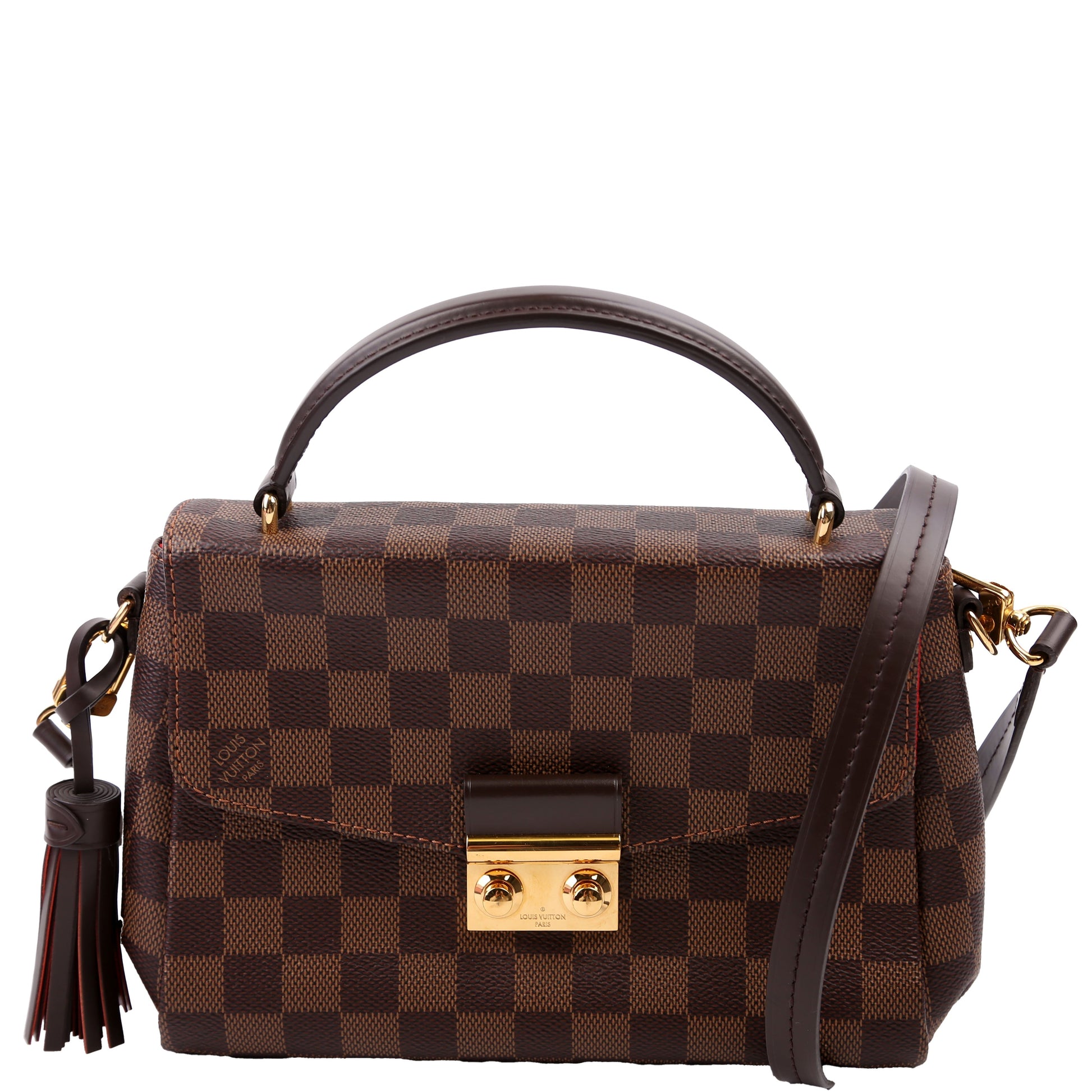 Louis Vuitton Croisette Ebene Damier Handbag Ebene 21