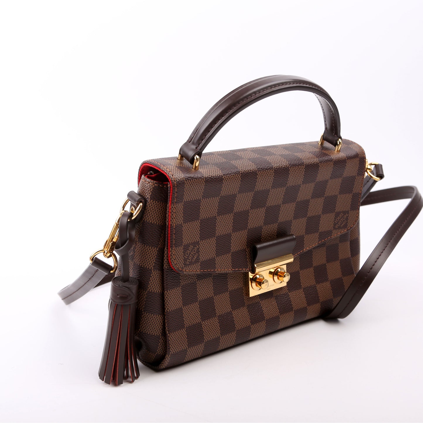 Louis Vuitton Croisette Ebene Damier Handbag Ebene 21