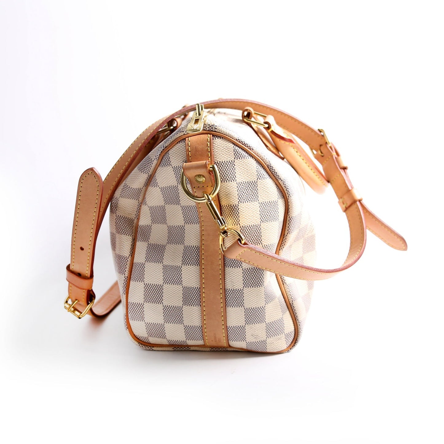 Louis Vuitton Speedy 25 Bandouliere Azur Damier Handbag Azur 5