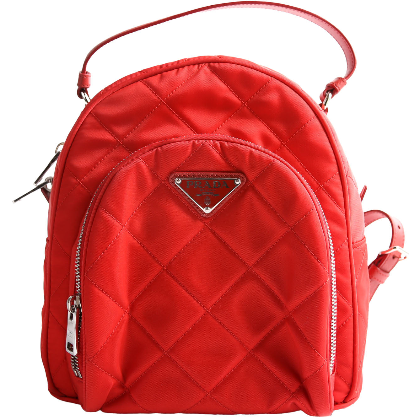 Prada Mini Backpack Bag Nylon Quilted