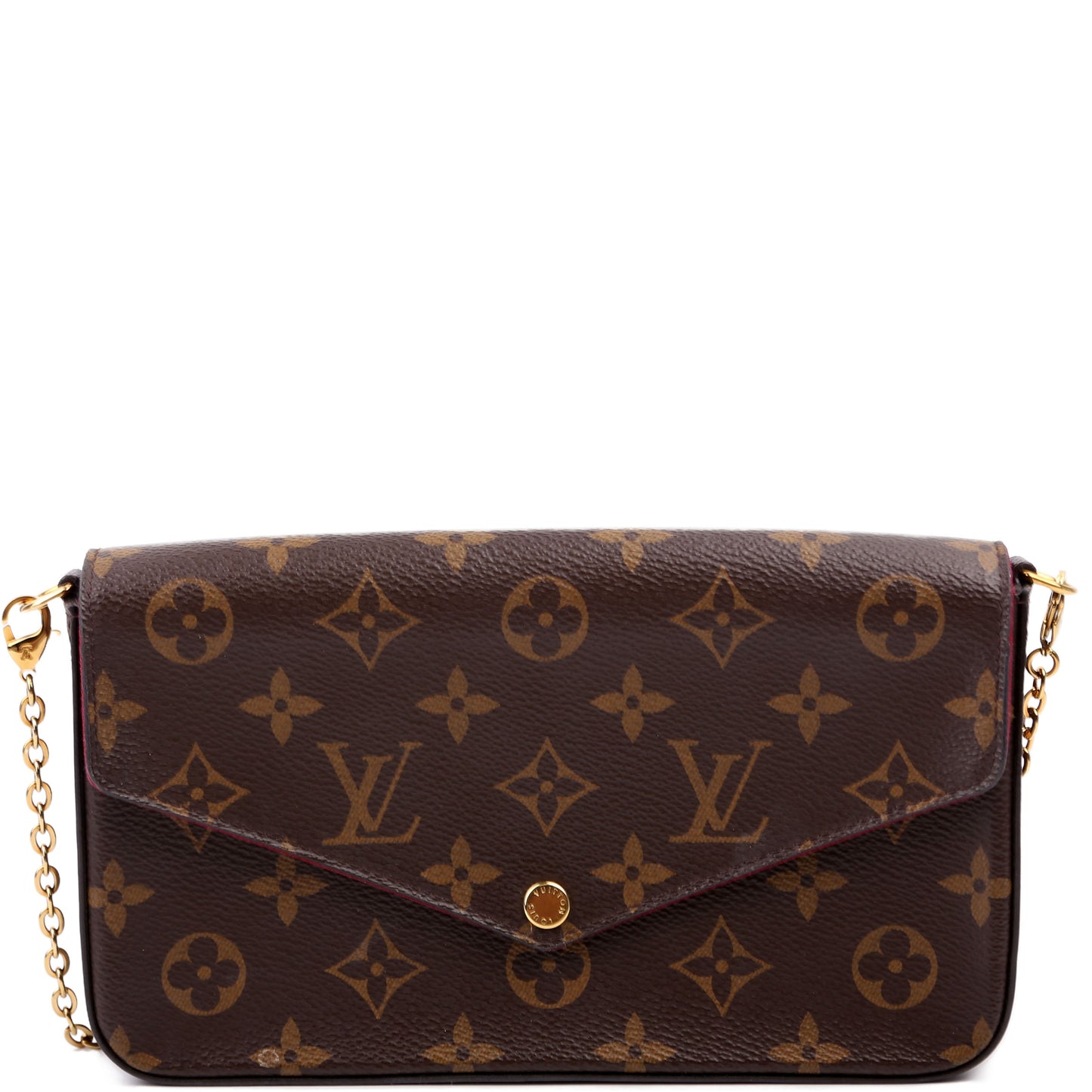 Louis Vuitton Pochette Felicie Monogram Clutch Bag Monogram 41