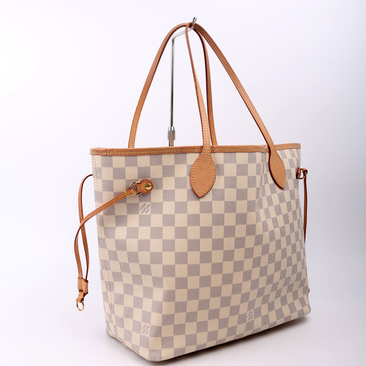 Louis Vuitton Neverfull MM Azur Damier Wallet Case Azur 9