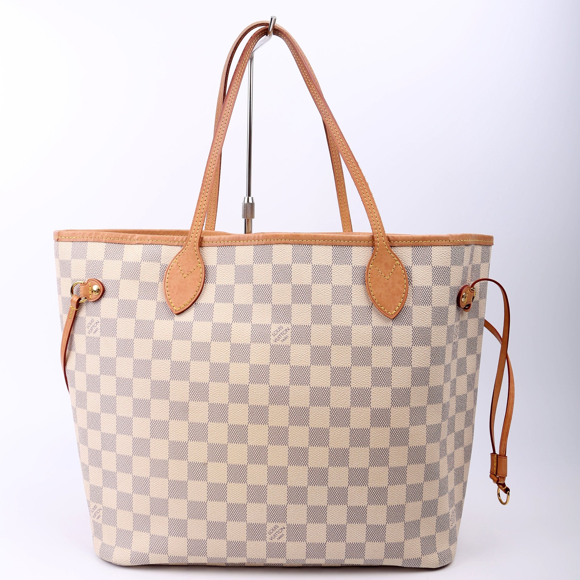 Louis Vuitton Neverfull MM Azur Damier Wallet Case Azur 9