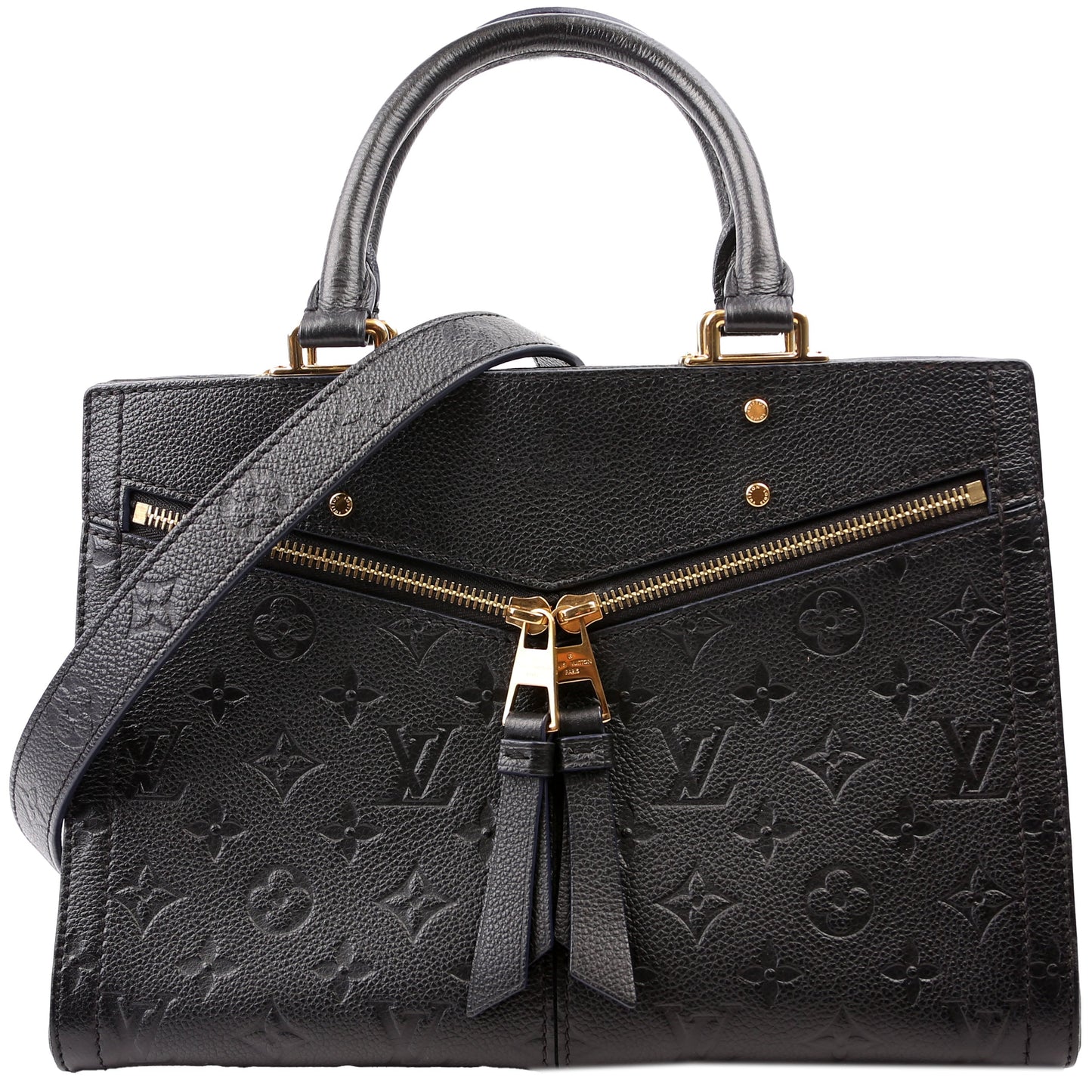 Louis Vuitton Sully Black PM Empreinte Handbag
