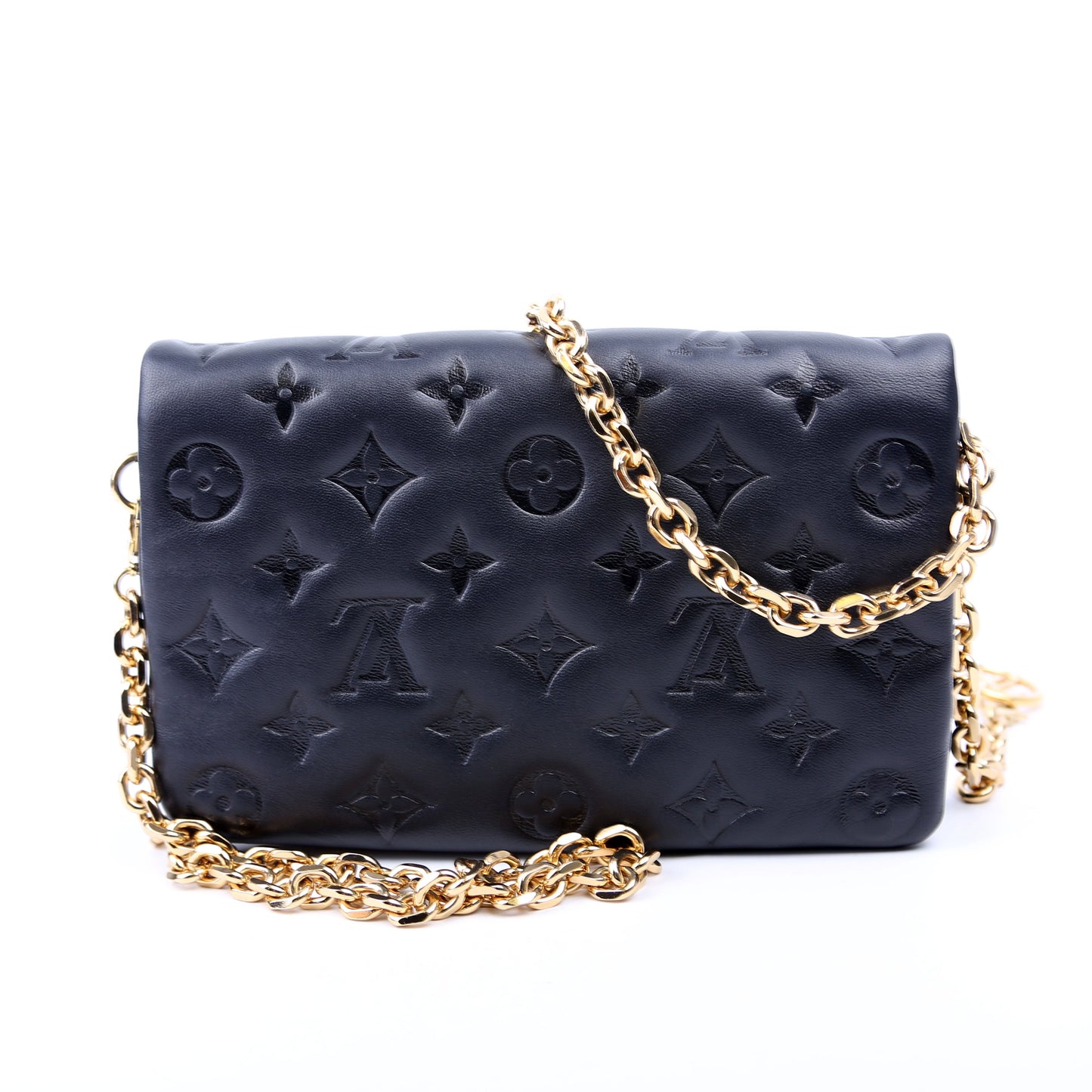 Louis Vuitton Pochette Coussin Black Clutch Bag