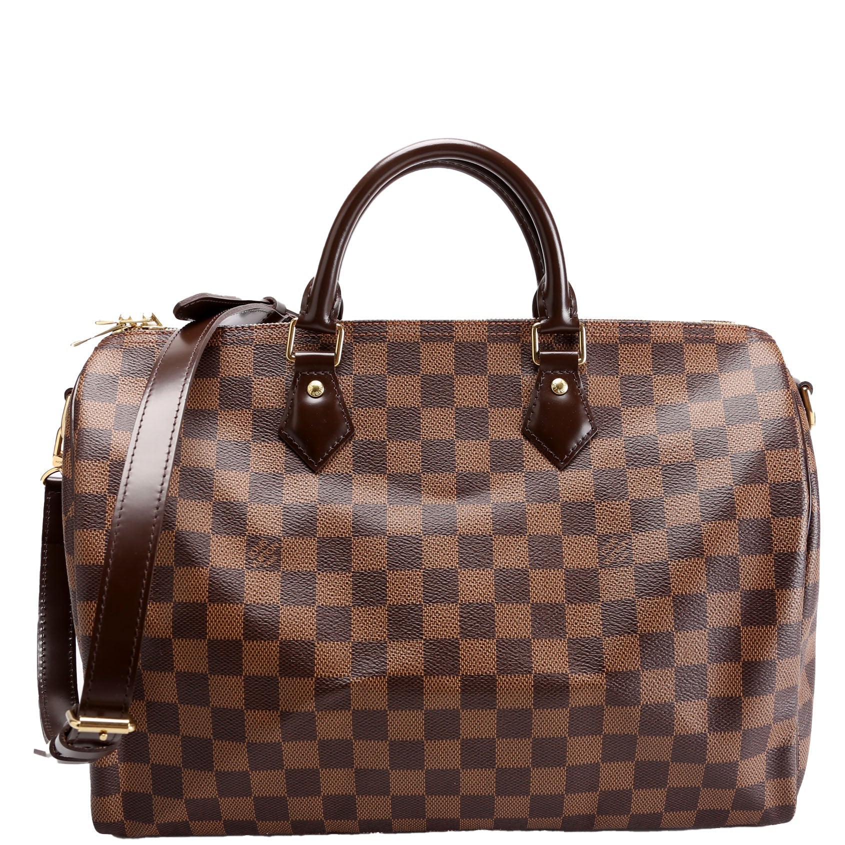 Louis Vuitton Speedy 35 Ebene Handbag Strap Ebene