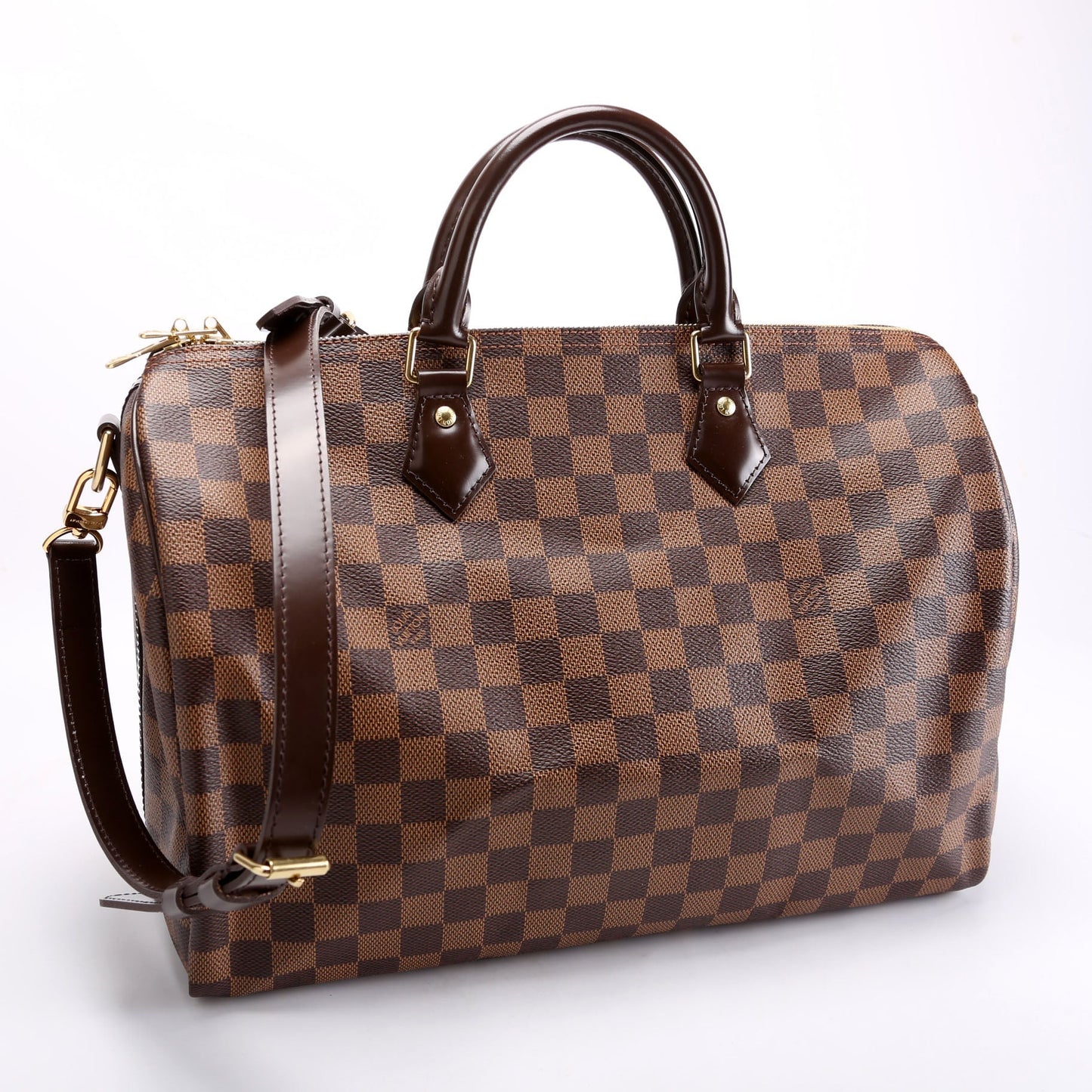 Louis Vuitton Speedy 35 Ebene Handbag Strap Ebene