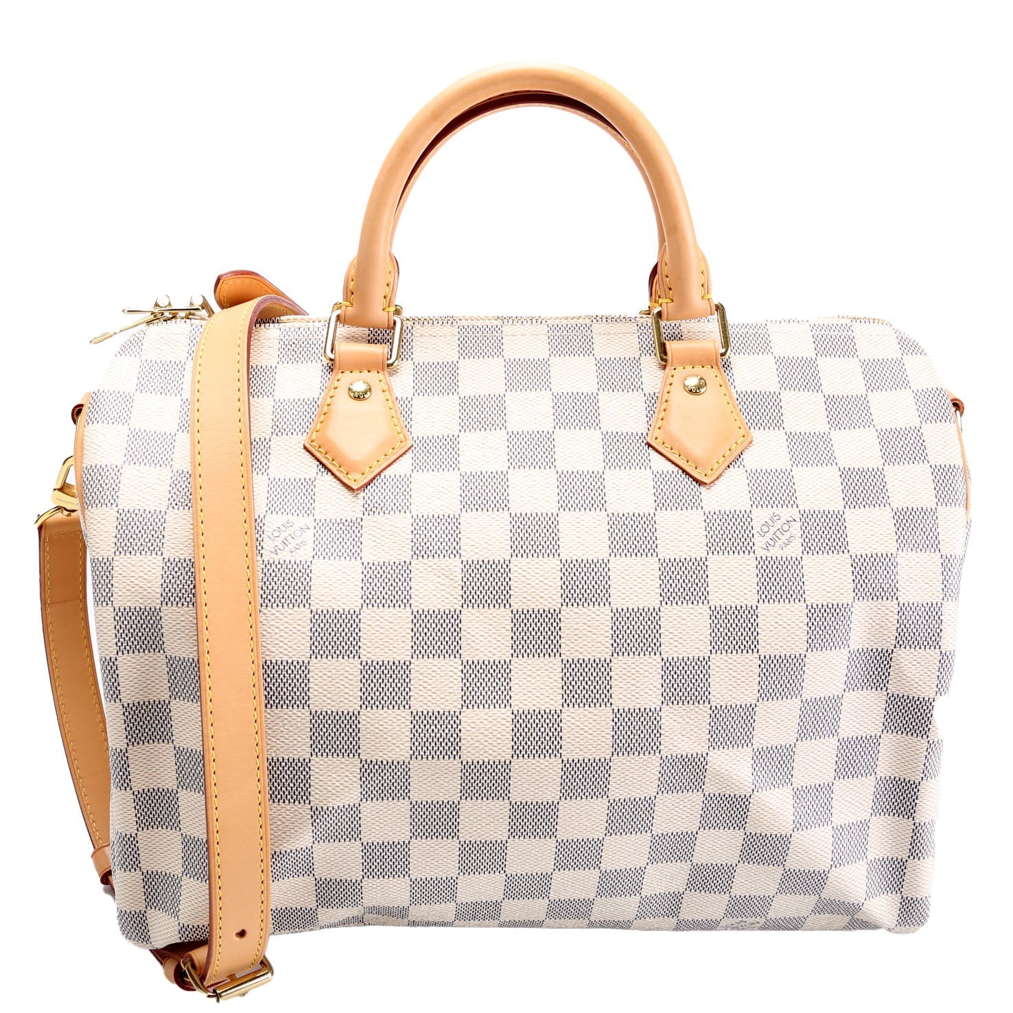 Louis Vuitton Speedy 30 Bandouliere Azur Damier Handbag Azur 18