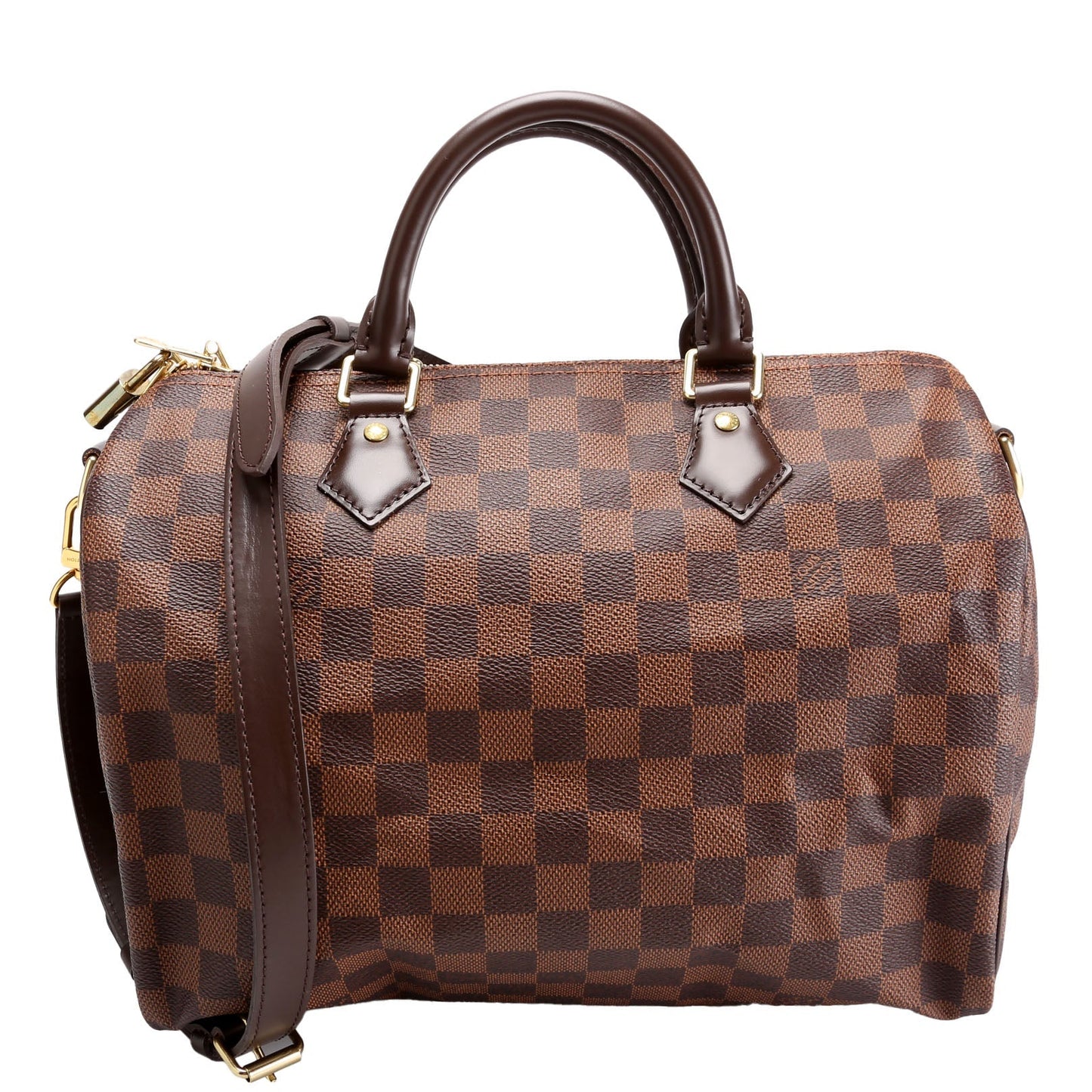 Louis Vuitton Speedy 30 Bandouliere Ebene Damier Handbag Ebene 31