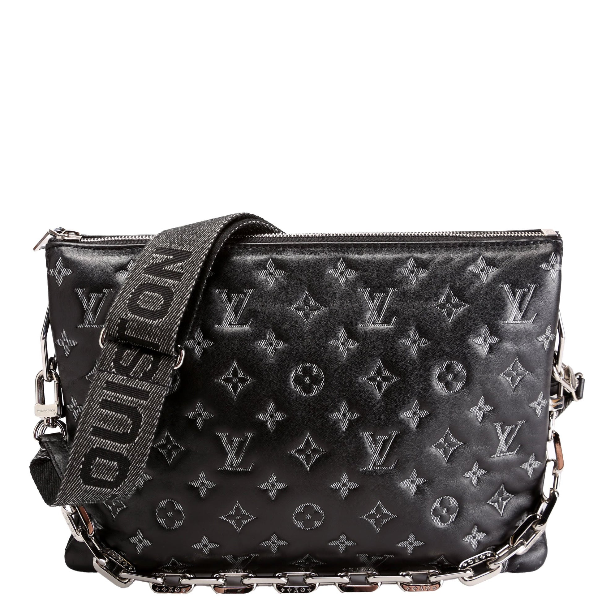 Louis Vuitton Coussin MM NV Denim Lambskin Handbag