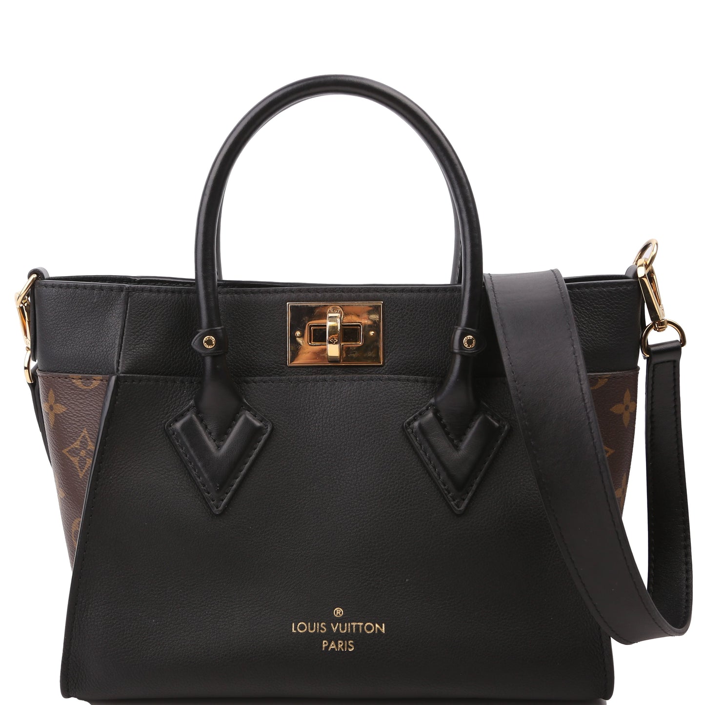 Louis Vuitton Ony My Side PM Monogram Calfskin Black Handbag
