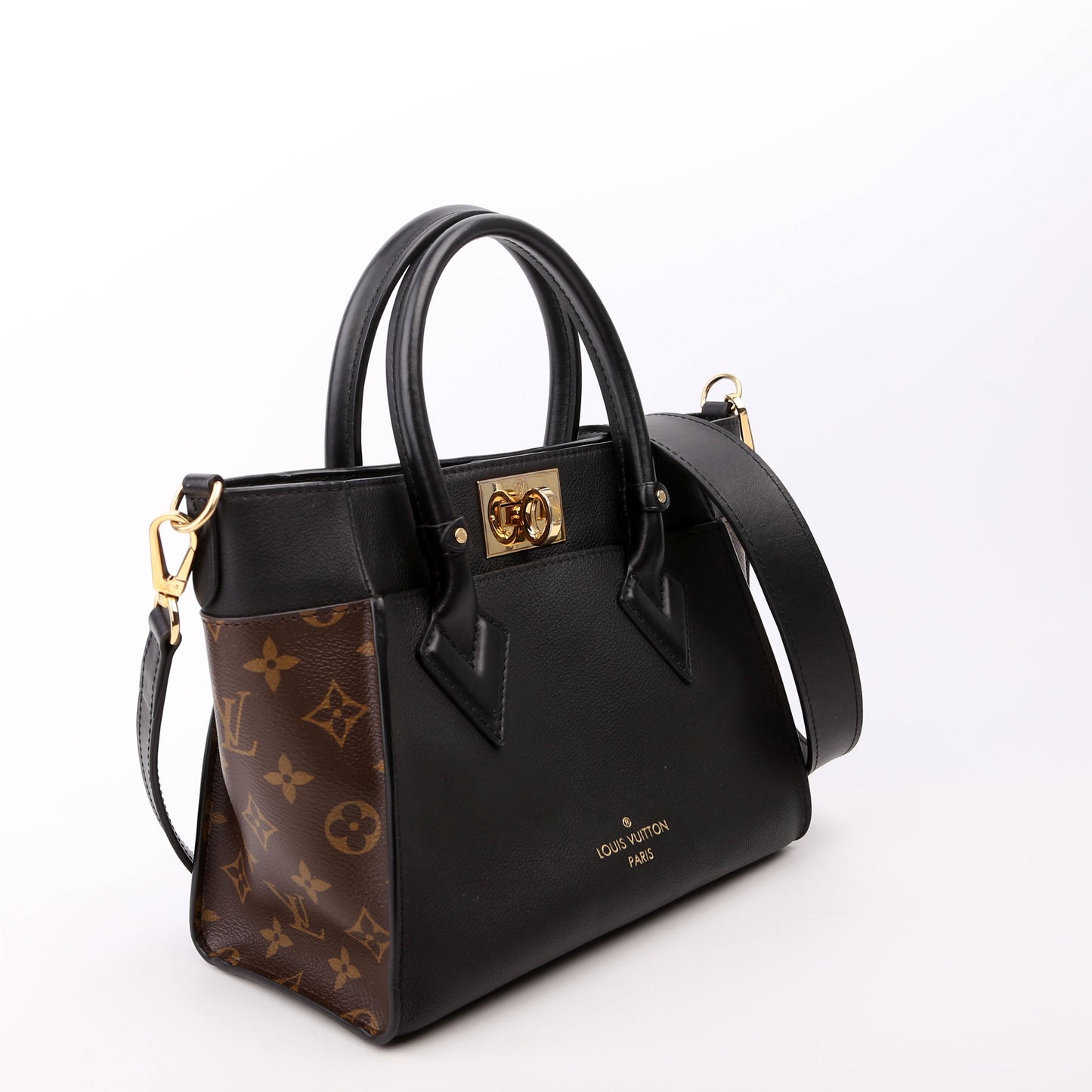 Louis Vuitton Ony My Side PM Monogram Calfskin Black Handbag