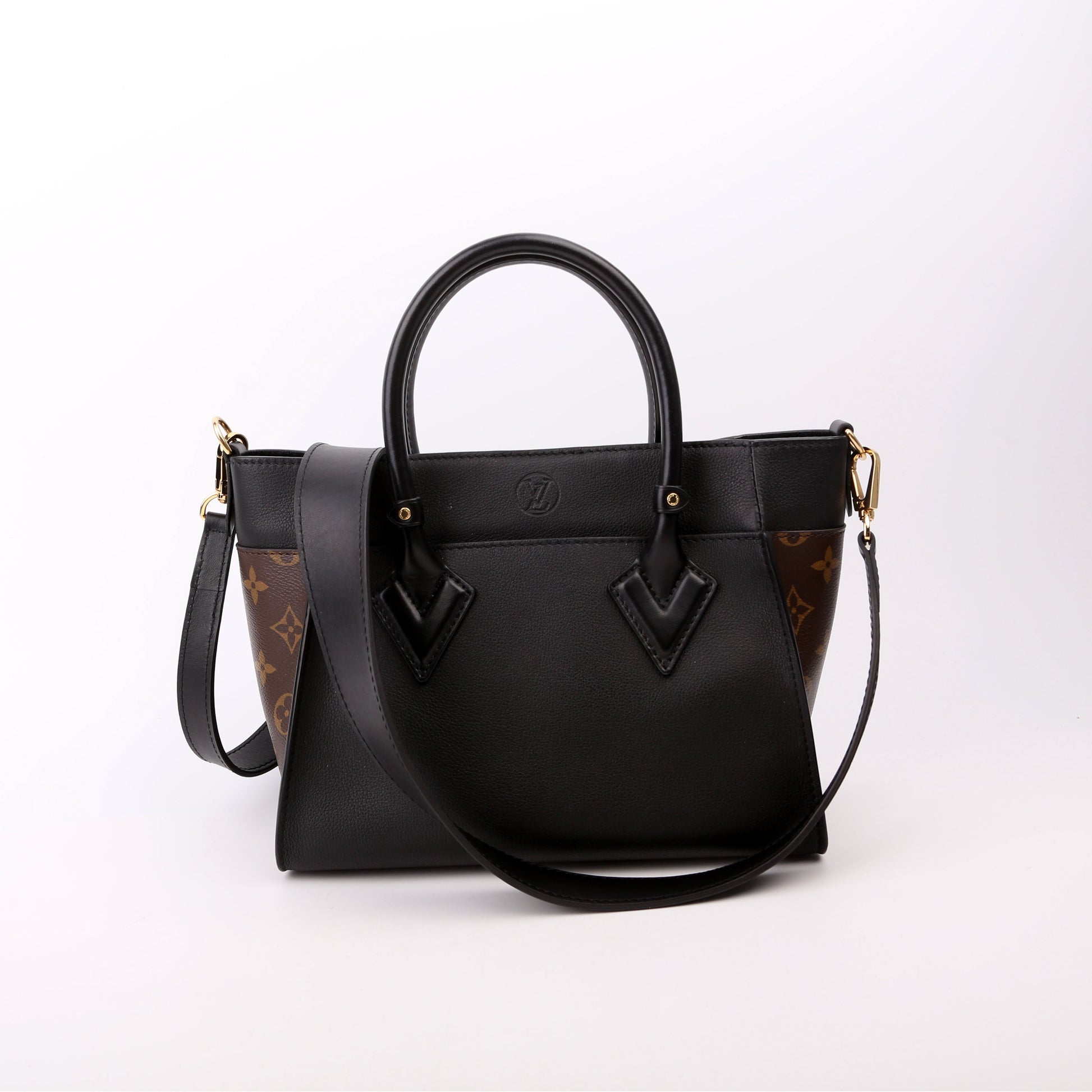 Louis Vuitton Ony My Side PM Monogram Calfskin Black Handbag