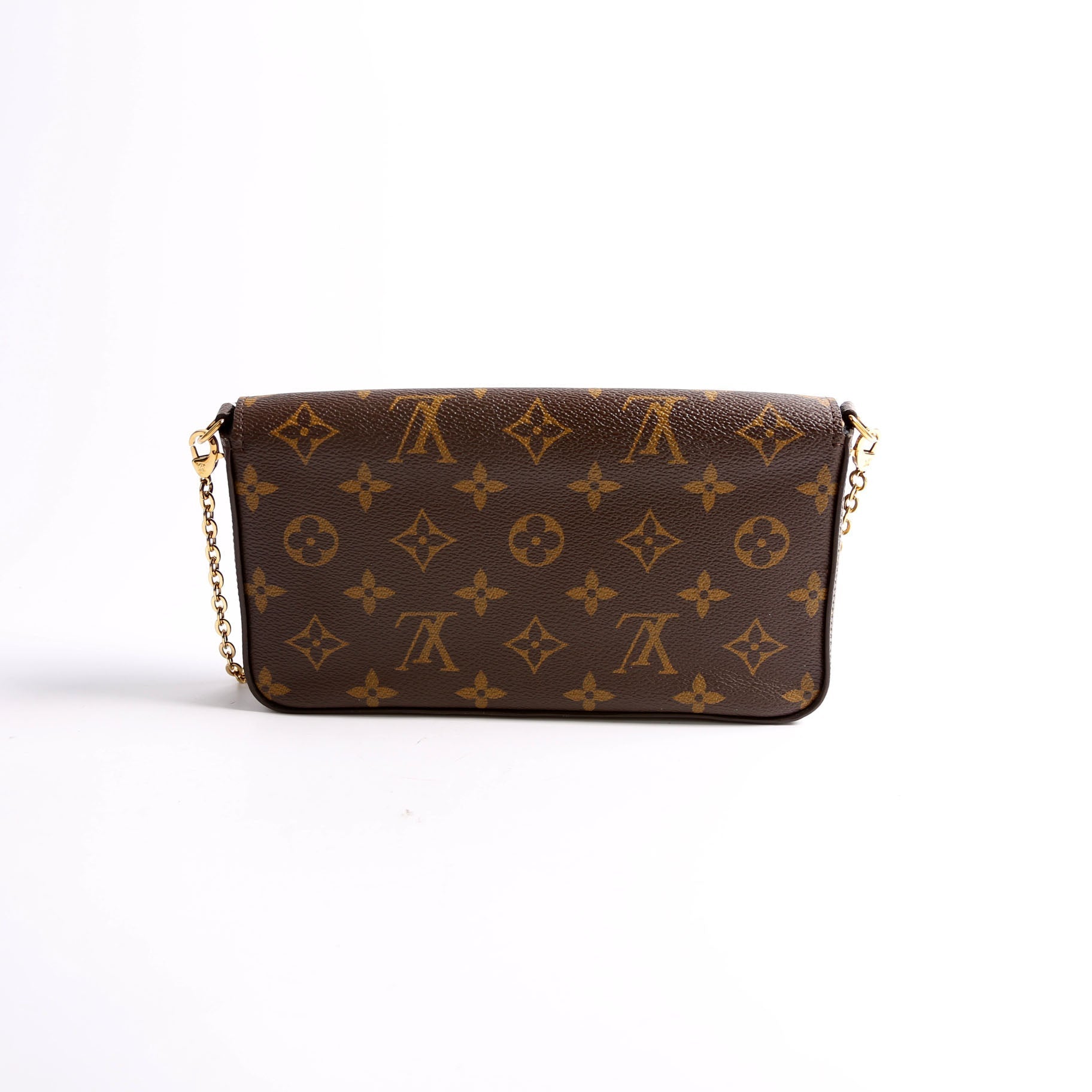 Louis Vuitton Pochette Felicie Patches Monogram Clutch Bag